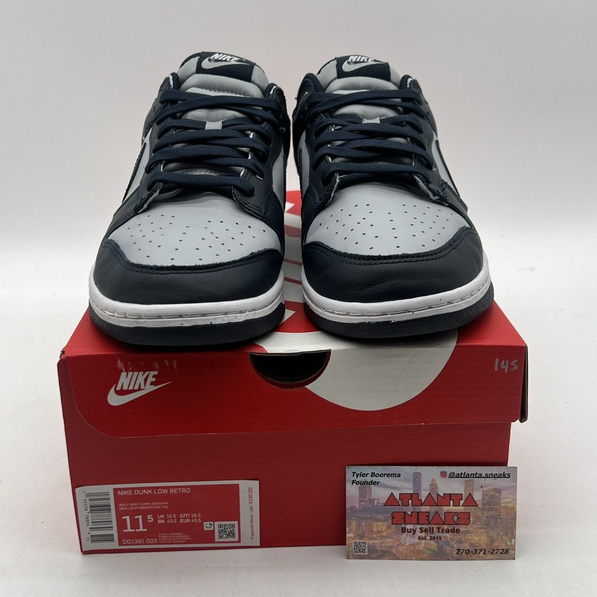 Nike Nike Dunk low Georgetown Size US 11.5 / EU 44-45 - 2 Thumbnail