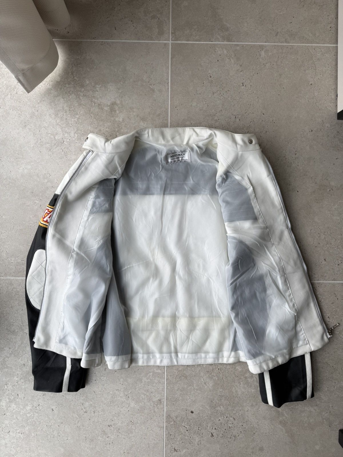 Other Rare Y2k Wonder Team Feilida Grand-Prix Leather Jacket 90’s Size US L / EU 52-54 / 3 - 5 Thumbnail