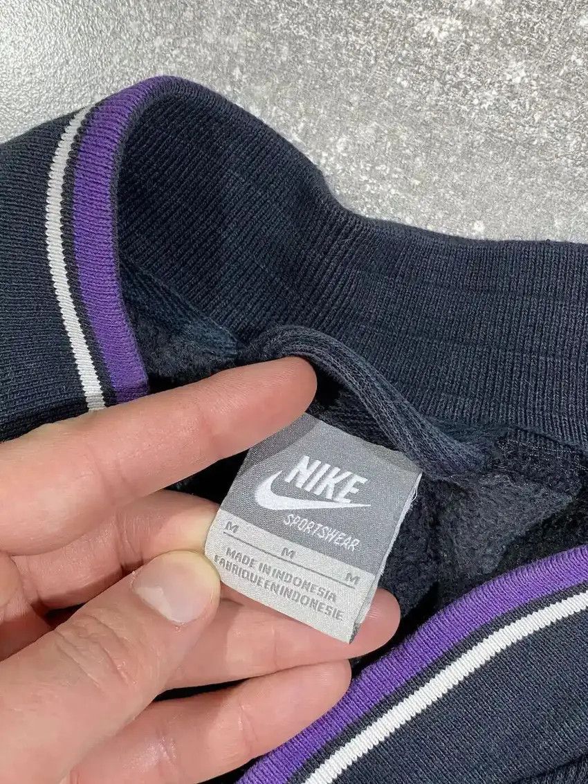 Nike × Vintage Vintage Y2K Nike Swoosh Bomber Sweatshirt Size US M / EU 48-50 / 2 - 6 Thumbnail