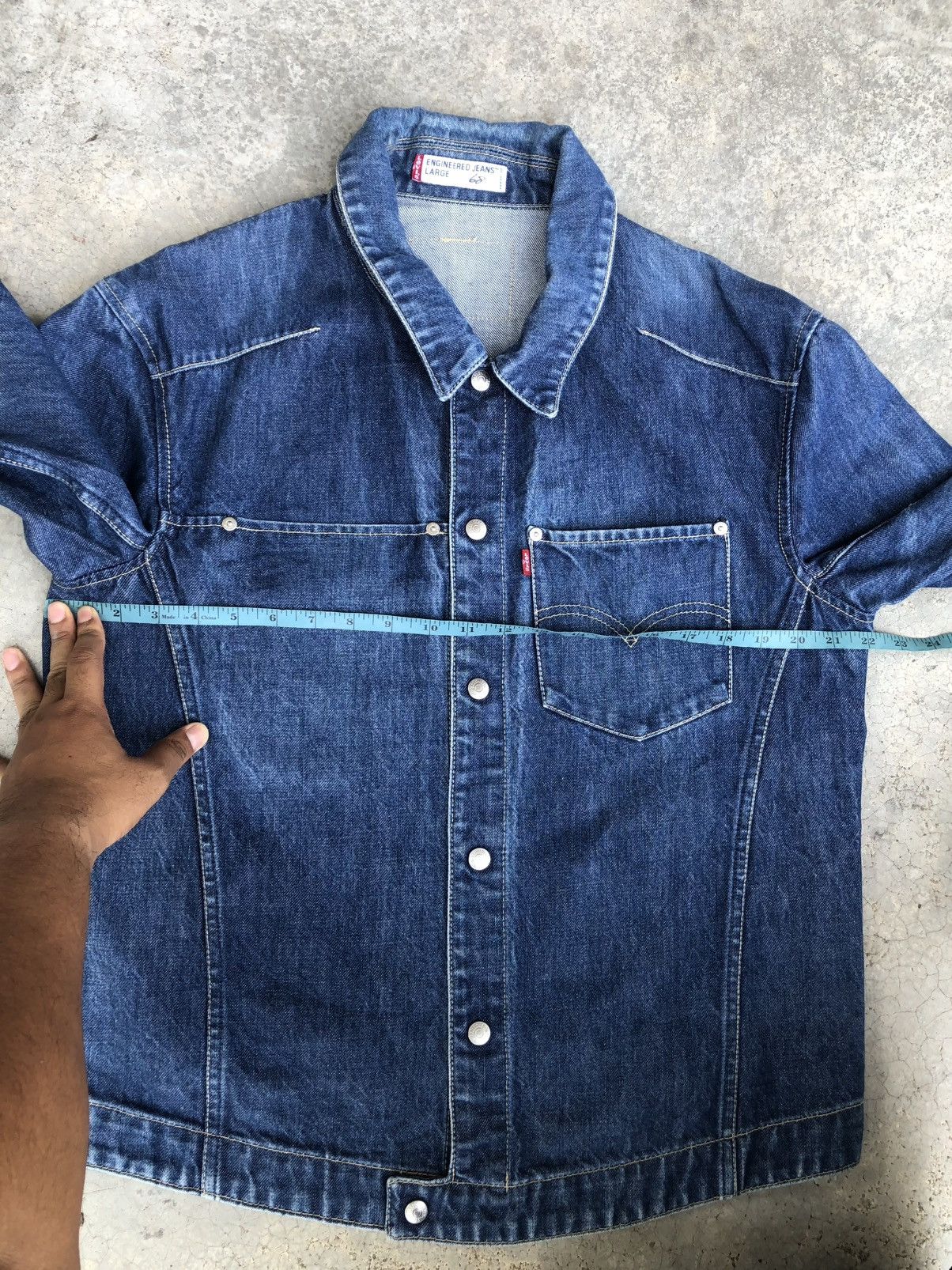 Levi's Y2k Levi’s Engineered Type 1 Denim Jacket Size US L / EU 52-54 / 3 - 24 Thumbnail