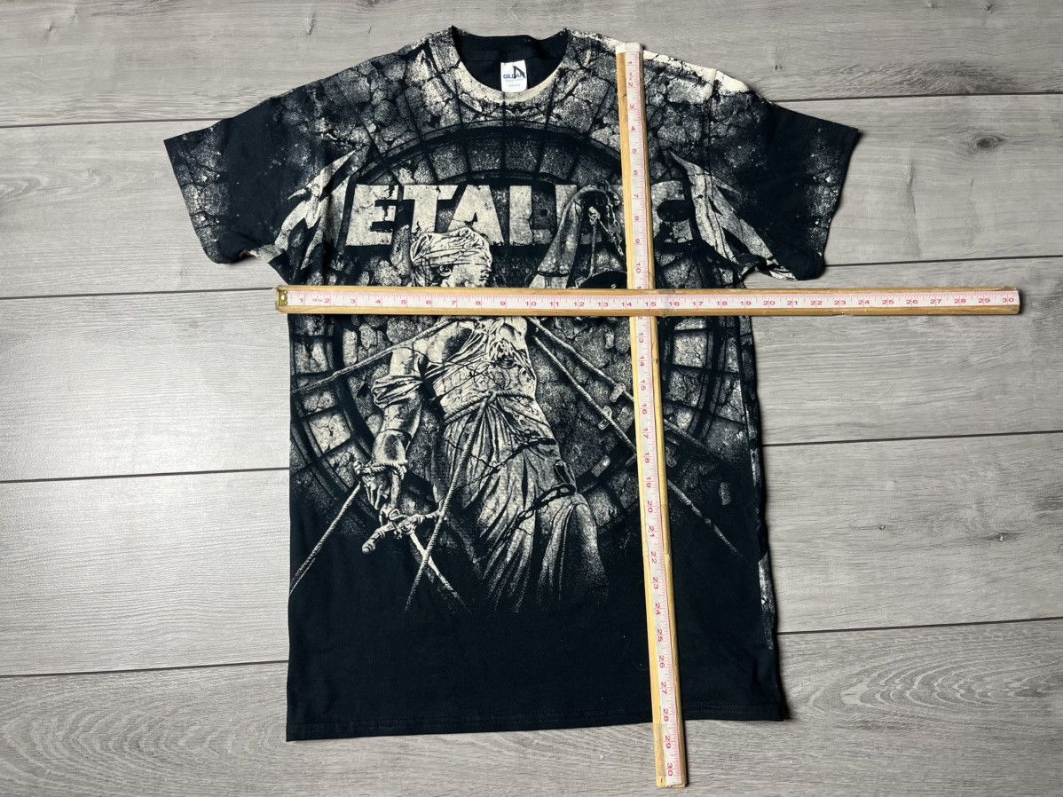 Metallica Metallica Stoned Justice All Over Print Black T-Shirt Size M Size US M / EU 48-50 / 2 - 5 Thumbnail