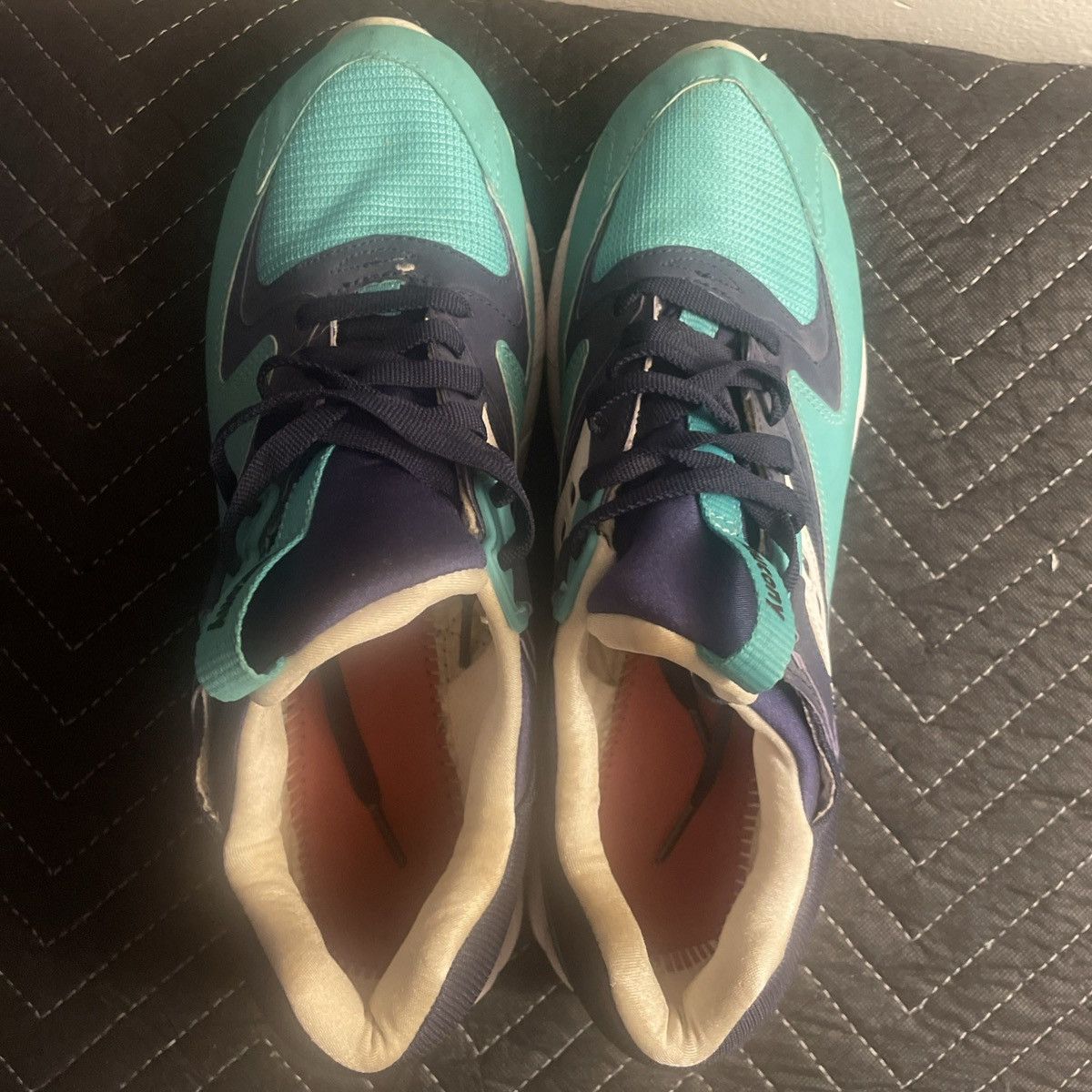 Saucony saucony grid 9000 navy green Size US 11.5 / EU 44-45 - 6 Thumbnail