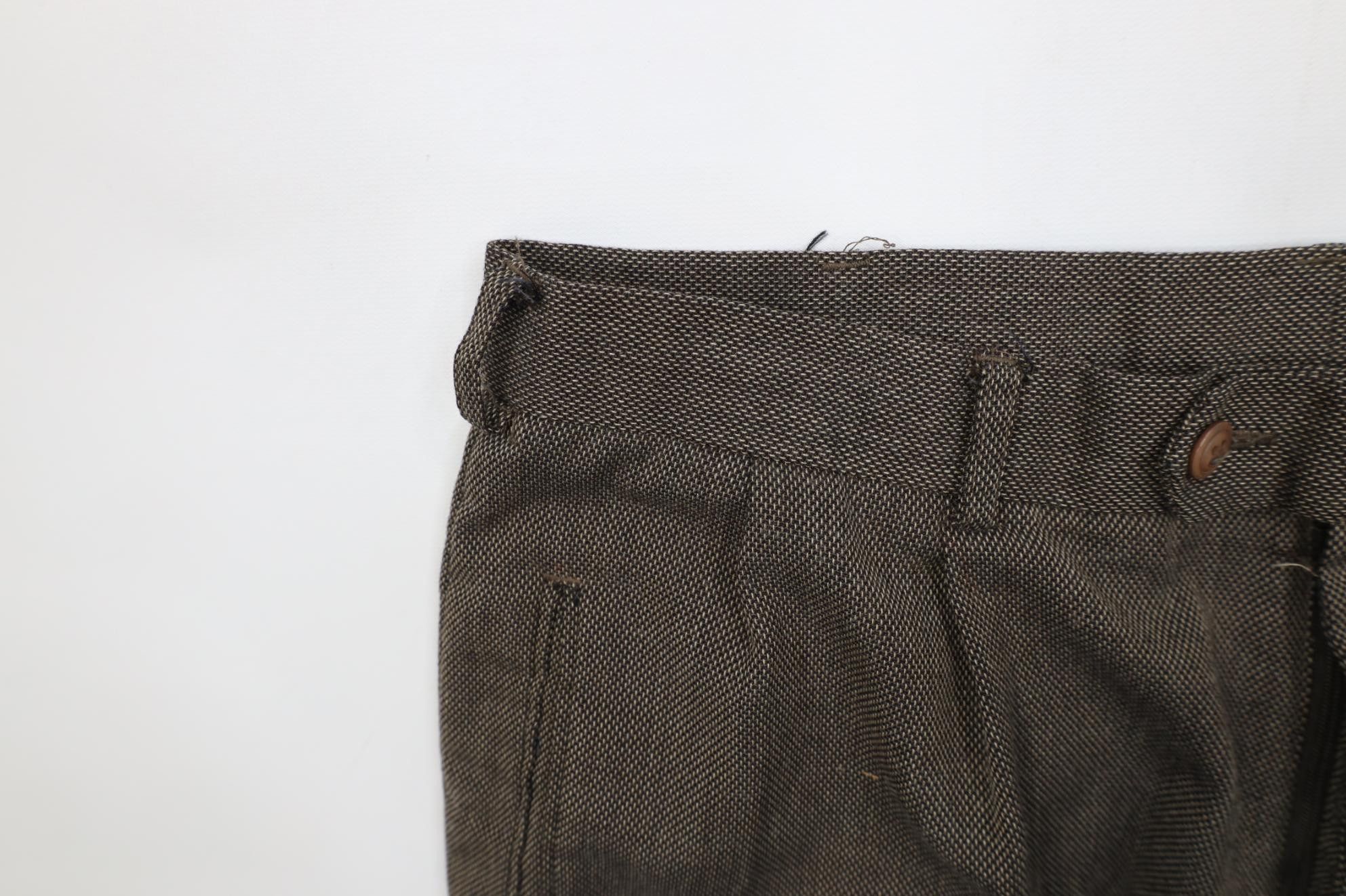 Vintage Vintage 90s Streetwear Gabardine Knit Wide Leg Chino Pants Size US 34 / EU 50 - 9 Thumbnail