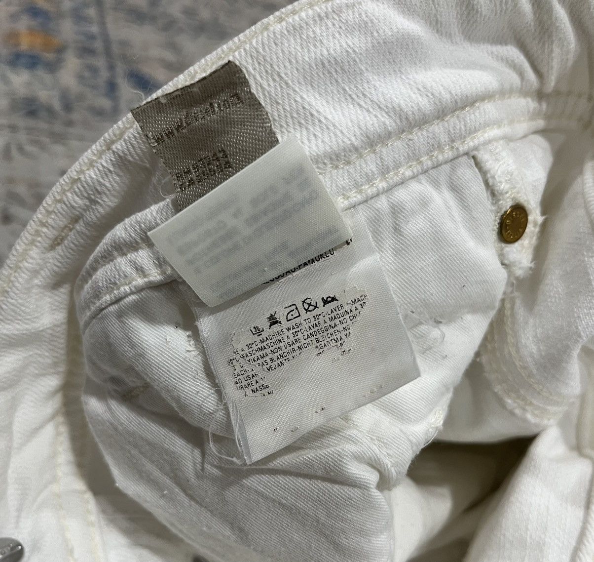 Diesel Diesel Industry Jogger White Jeans Size US 34 / EU 50 - 11 Thumbnail