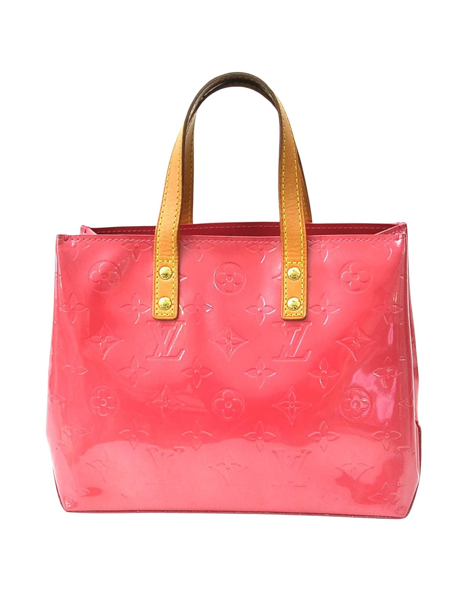 image of Louis Vuitton Chic Pink Patent Leather Handbag, Women's
