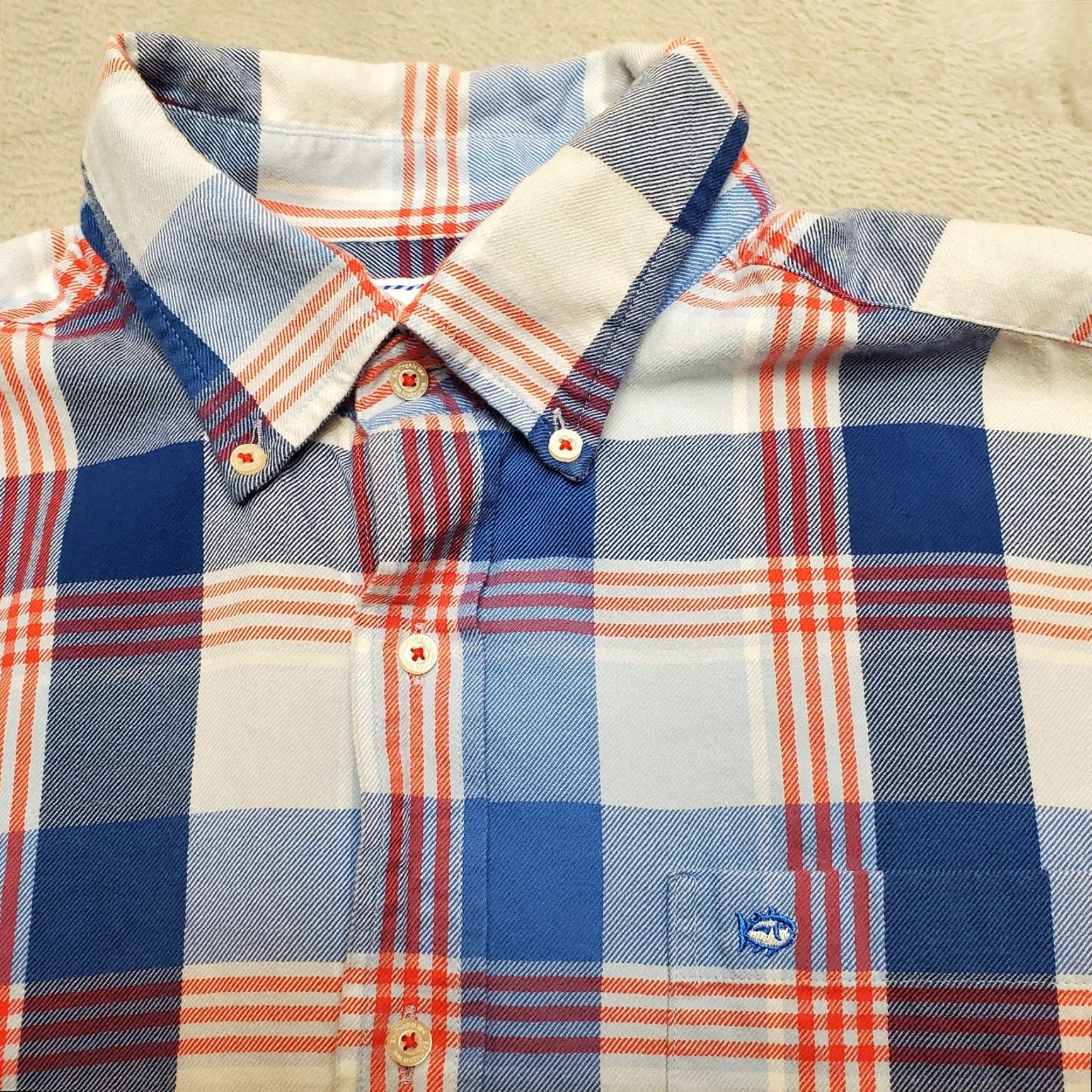 Southern Tide VINTAGE Southern Tide Shirt Mens M Blue Plaid Flannel Long Sleeve Outdoors Casual Size US M / EU 48-50 / 2 - 2 Thumbnail