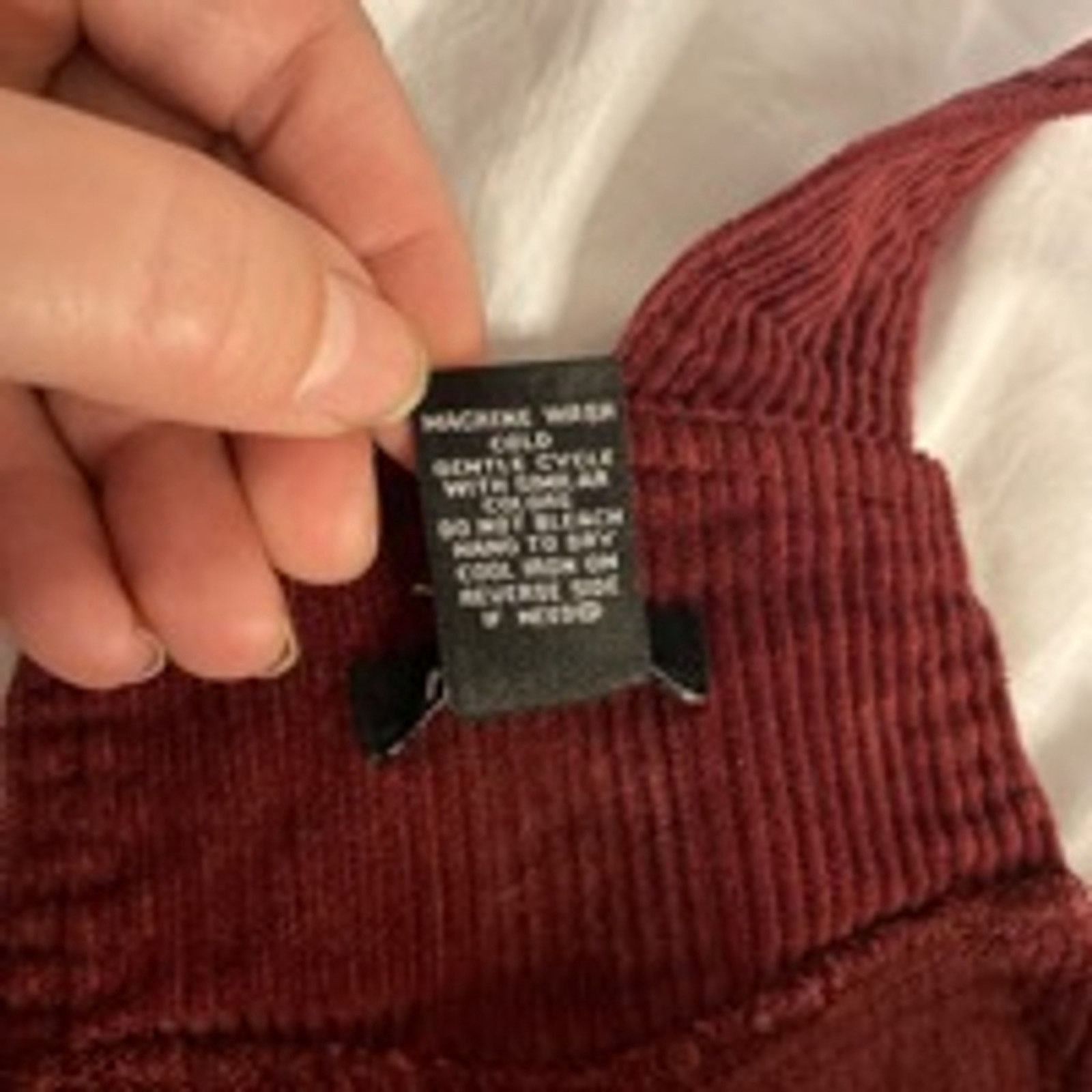 Other Rue21 Corduroy Pinafore Dress Button Front Maroon XS Size XS / US 0-2 / IT 36-38 - 4 Thumbnail