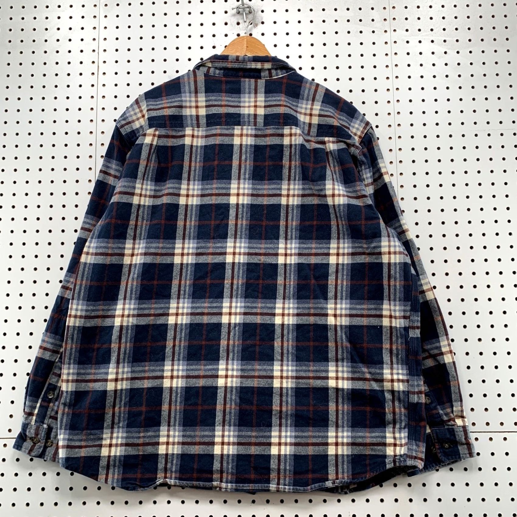 Carhartt Carhartt Shirt Mens XL Blue Plaid Loose Fit Long Sleeve Workwear Flannel Size US XL / EU 56 / 4 - 2 Thumbnail
