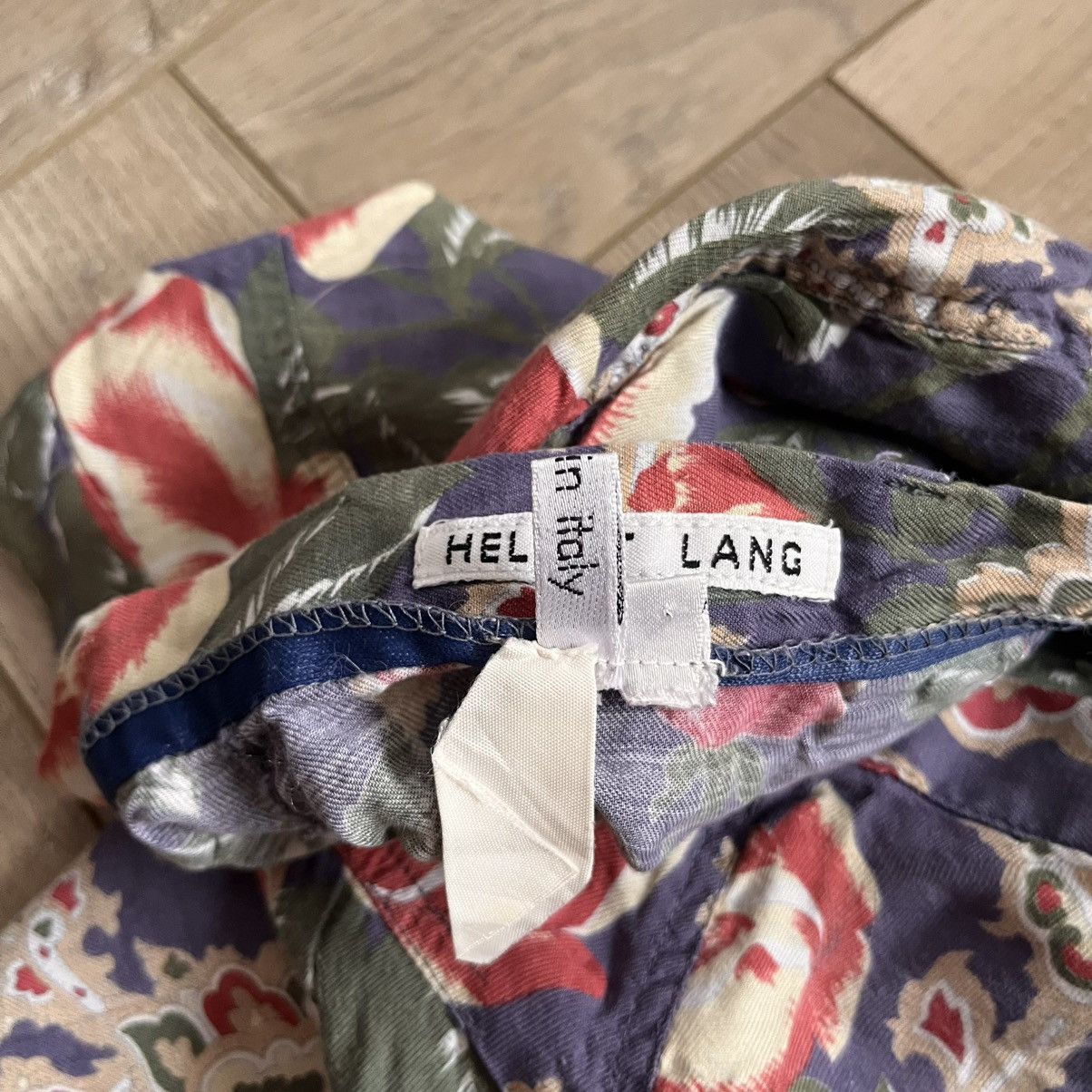 Helmut Lang Helmut Lang Vintage 90's Archive Floral Shorts Size 27" / US 4 / IT 40 - 4 Thumbnail