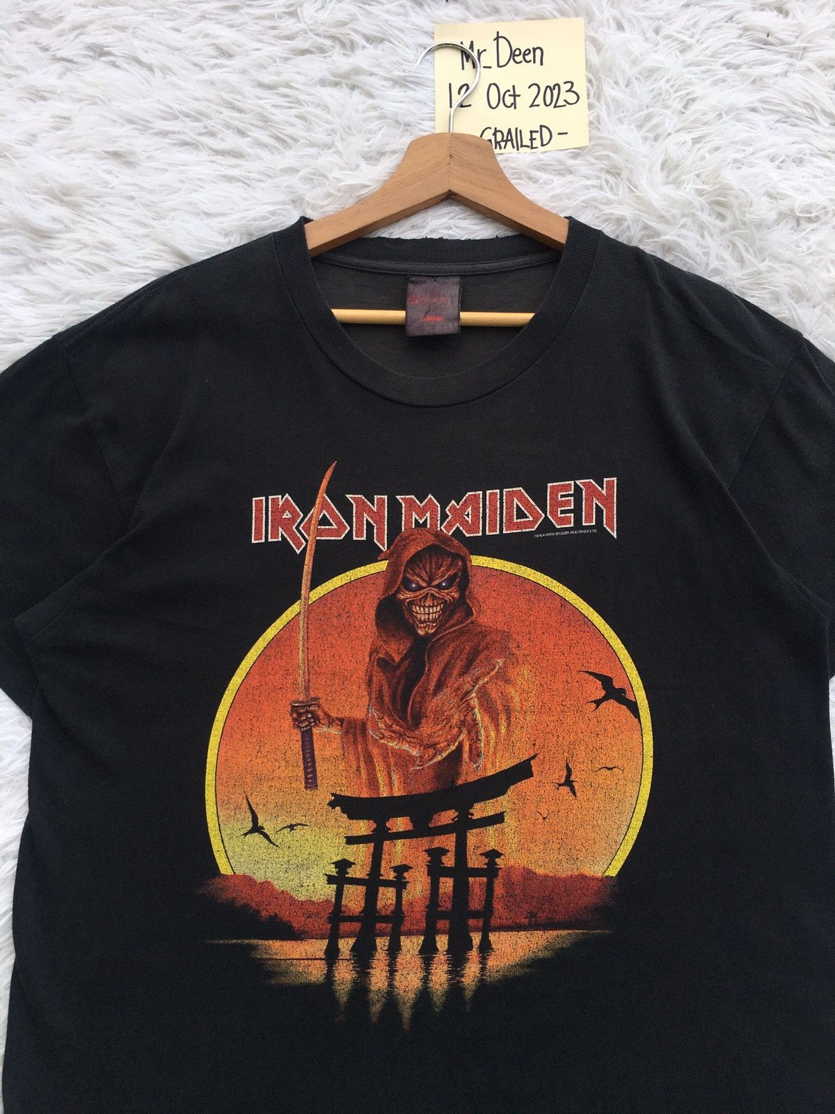 Band Tees Rare Vintage Dance of Death World Tour 2004 Iron Maiden Tee Size US L / EU 52-54 / 3 - 6 Thumbnail