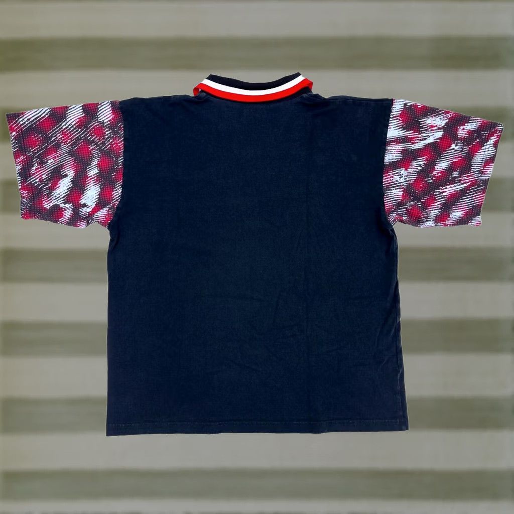Vintage Lanier Men’s Vintage 90s Chicago Bulls Polo Shirt Polo Shirt M Black 90s Mens Lanier Vintage Bulls Polo Size US M / EU 48-50 / 2 - 1 Thumbnail