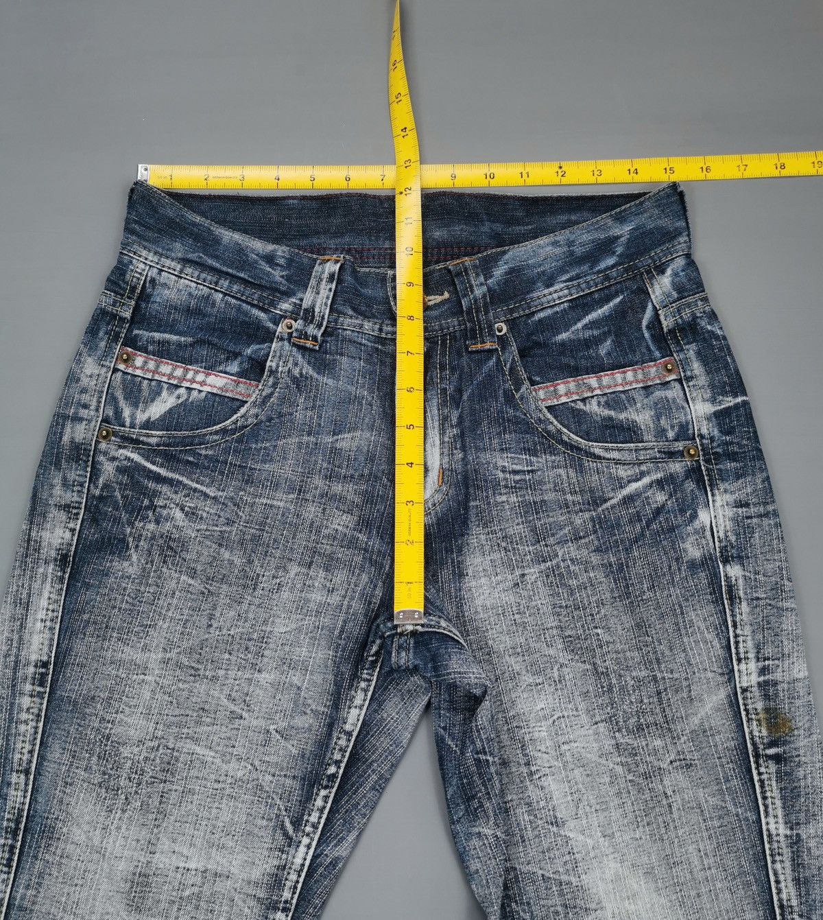 Japanese Brand Slimfit Jeans Size US 30 / EU 46 - 8 Thumbnail