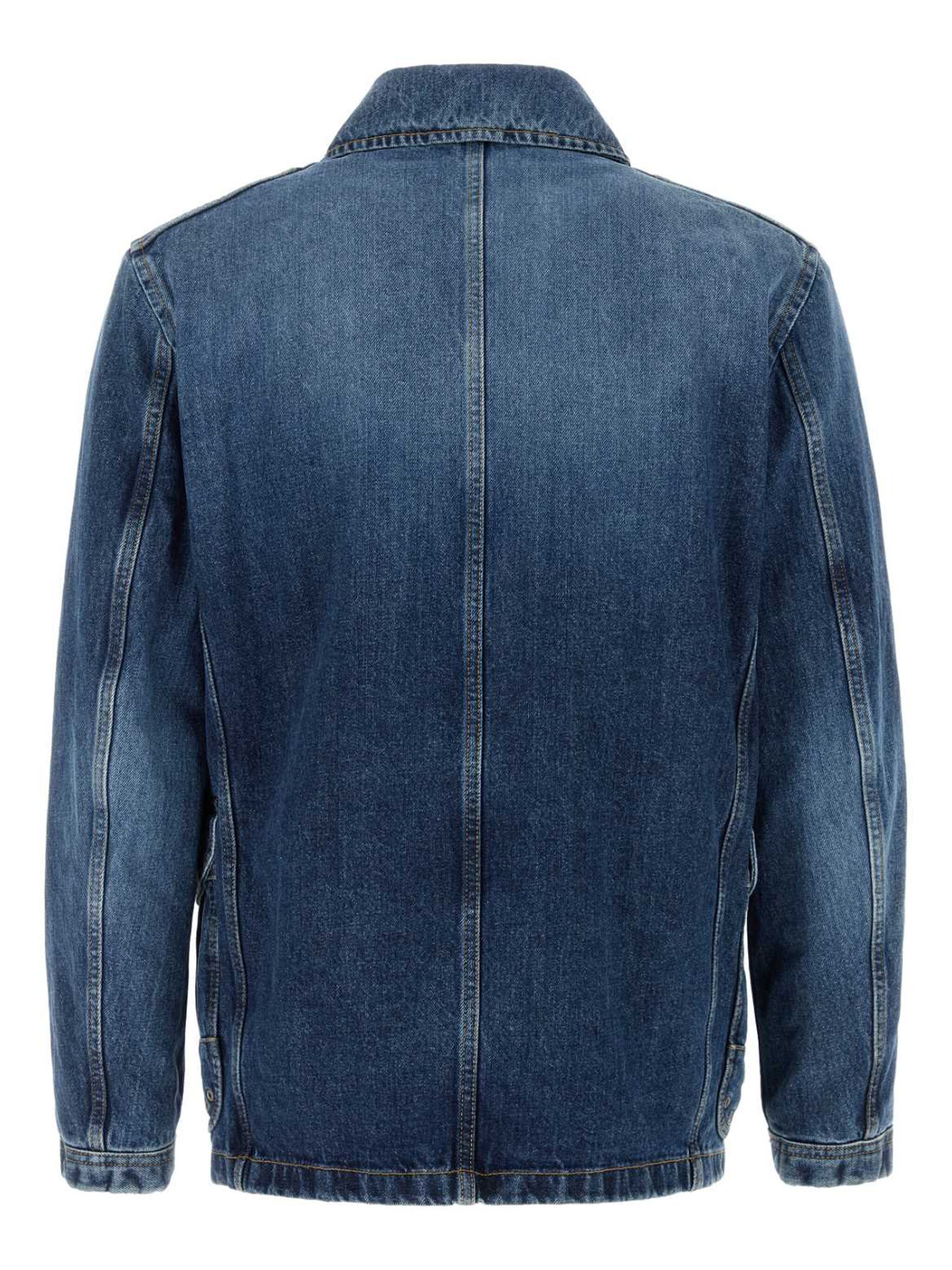 Fay o1s22i1n1124 4-Hook Denim Jacket in Blue Size US XL / EU 56 / 4 - 2 Thumbnail