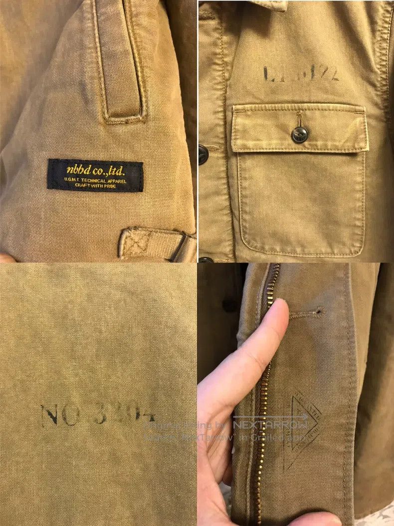 Neighborhood Neighborhood Heavy Washed Wool Cotton Jacket Coat Size US XL / EU 56 / 4 - 6 Thumbnail