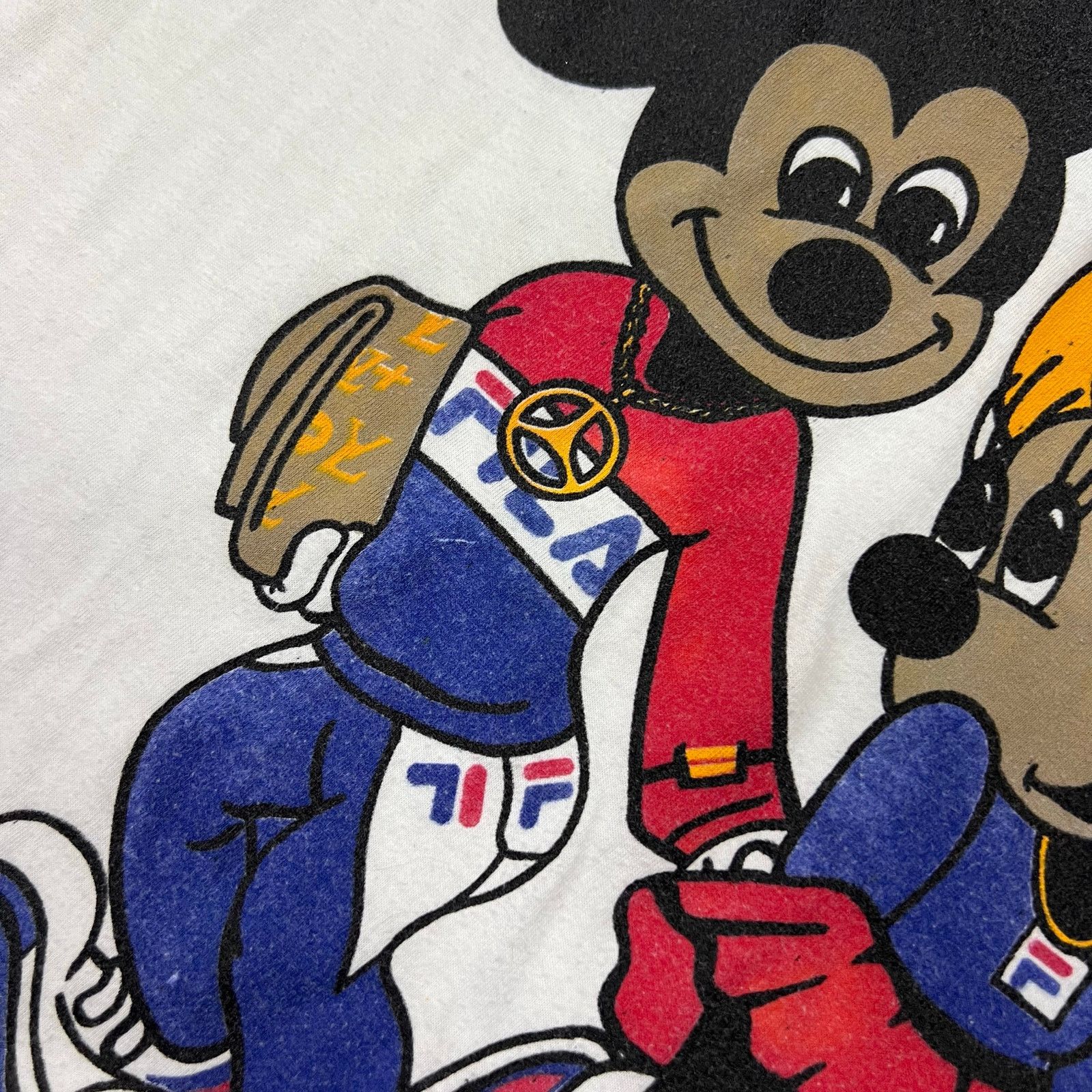 Vintage Vintage 80s Yo Baby Yo Mickey and Minnie Mouse T Shirt Size US XL / EU 56 / 4 - 7 Thumbnail