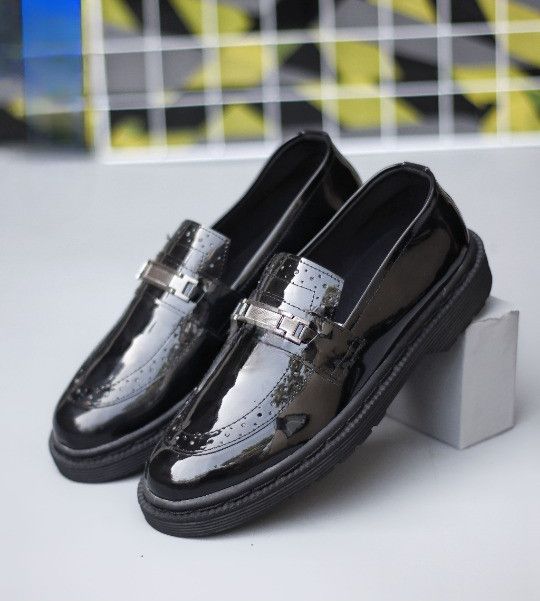 Designer × Leather Unisex Demous Leather Loafer Black Size US 9 / EU 42 - 1 Thumbnail