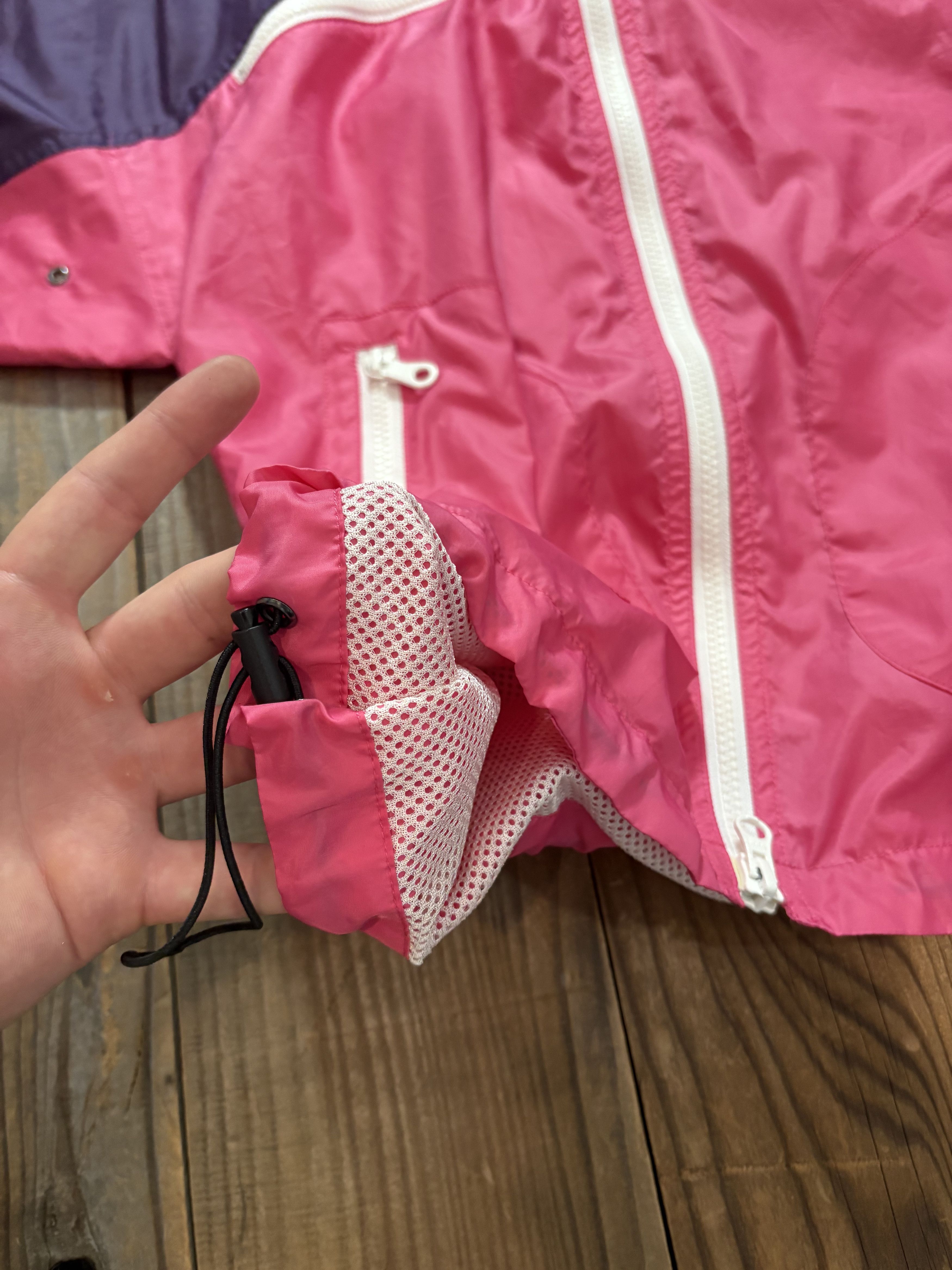 PPFM Block Color Hooded Nylon Windbreaker Size US M / EU 48-50 / 2 - 3 Thumbnail