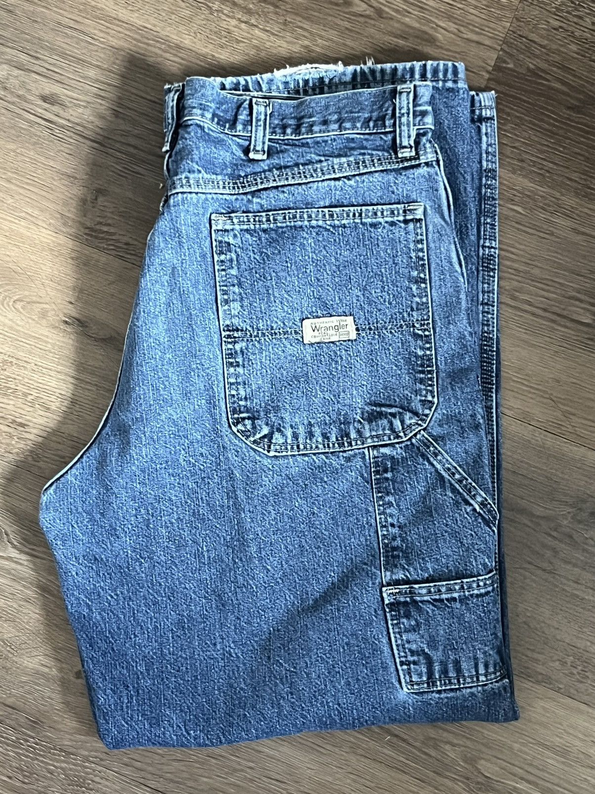Wrangler Wrangler Carpenter Jeans Blue Size US 34 / EU 50 - 1 Thumbnail