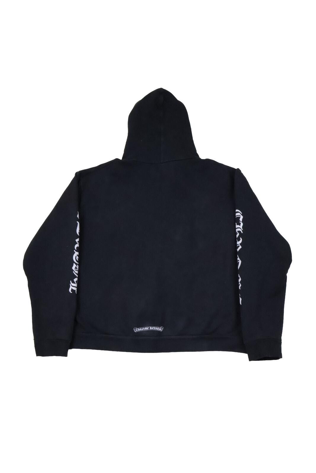 Chrome Hearts Vertical Logo Zip Up Hoodie Size US XL / EU 56 / 4 - 2 Thumbnail