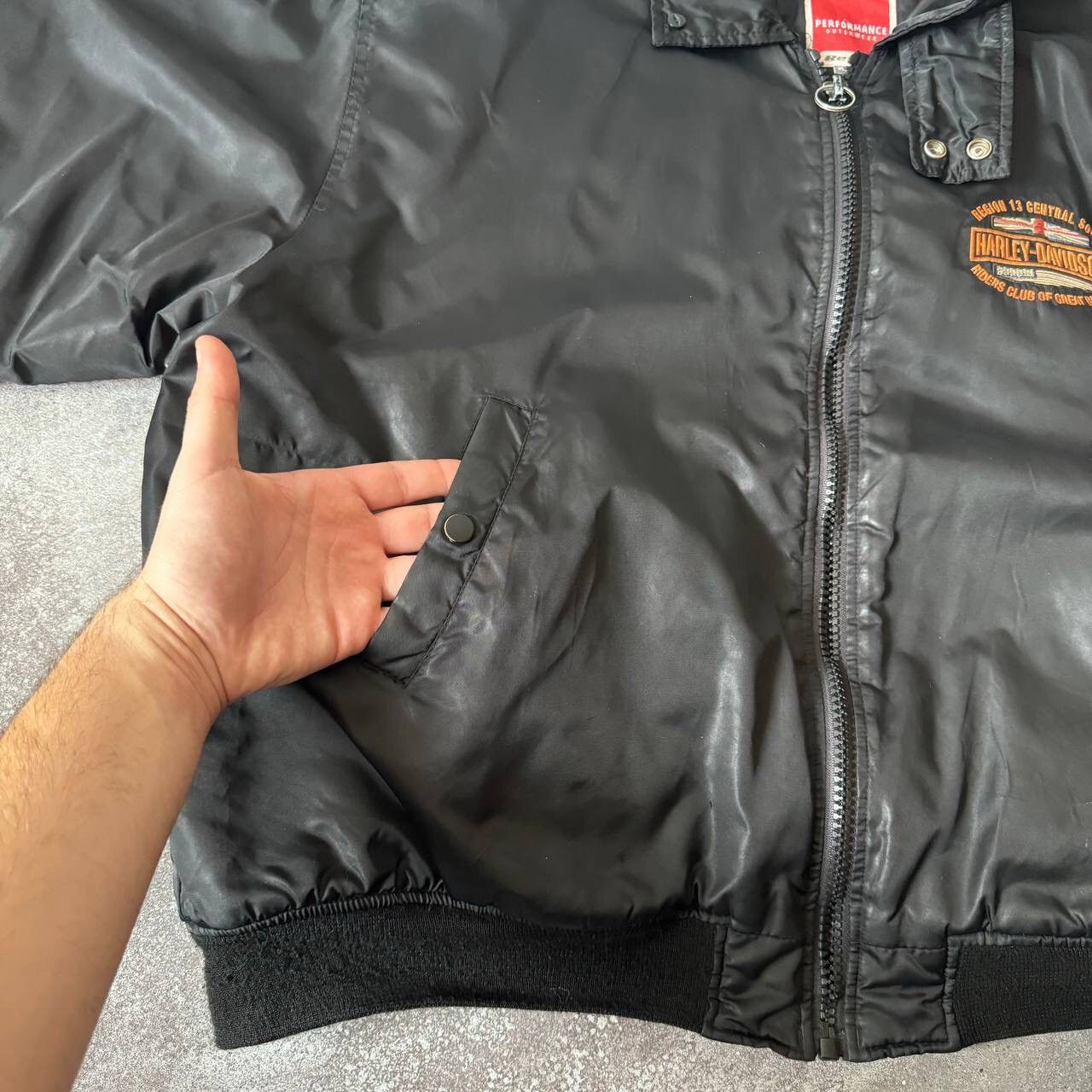 Harley Davidson Harley Davidson Vintage MA-1 Bomber Jacket Size US XL / EU 56 / 4 - 8 Thumbnail