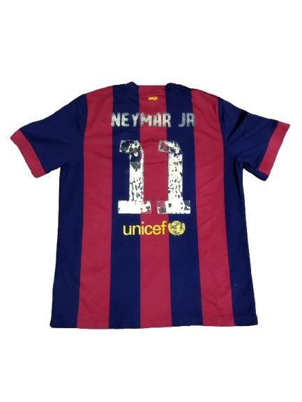 Nike 2014 Fc Barcelona Neymar Jr Jersey Size US XL / EU 56 / 4 - 2 Thumbnail