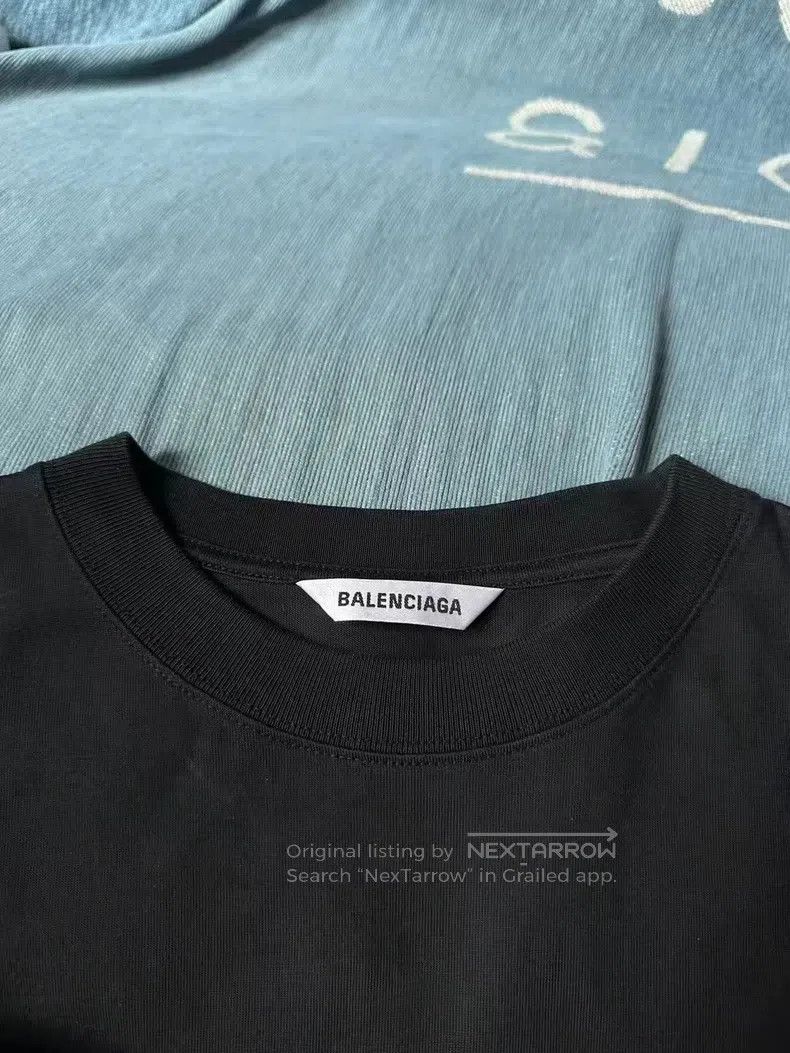 Balenciaga Balenciaga Black double B embroidery short sleeve Size US XS / EU 42 / 0 - 2 Thumbnail