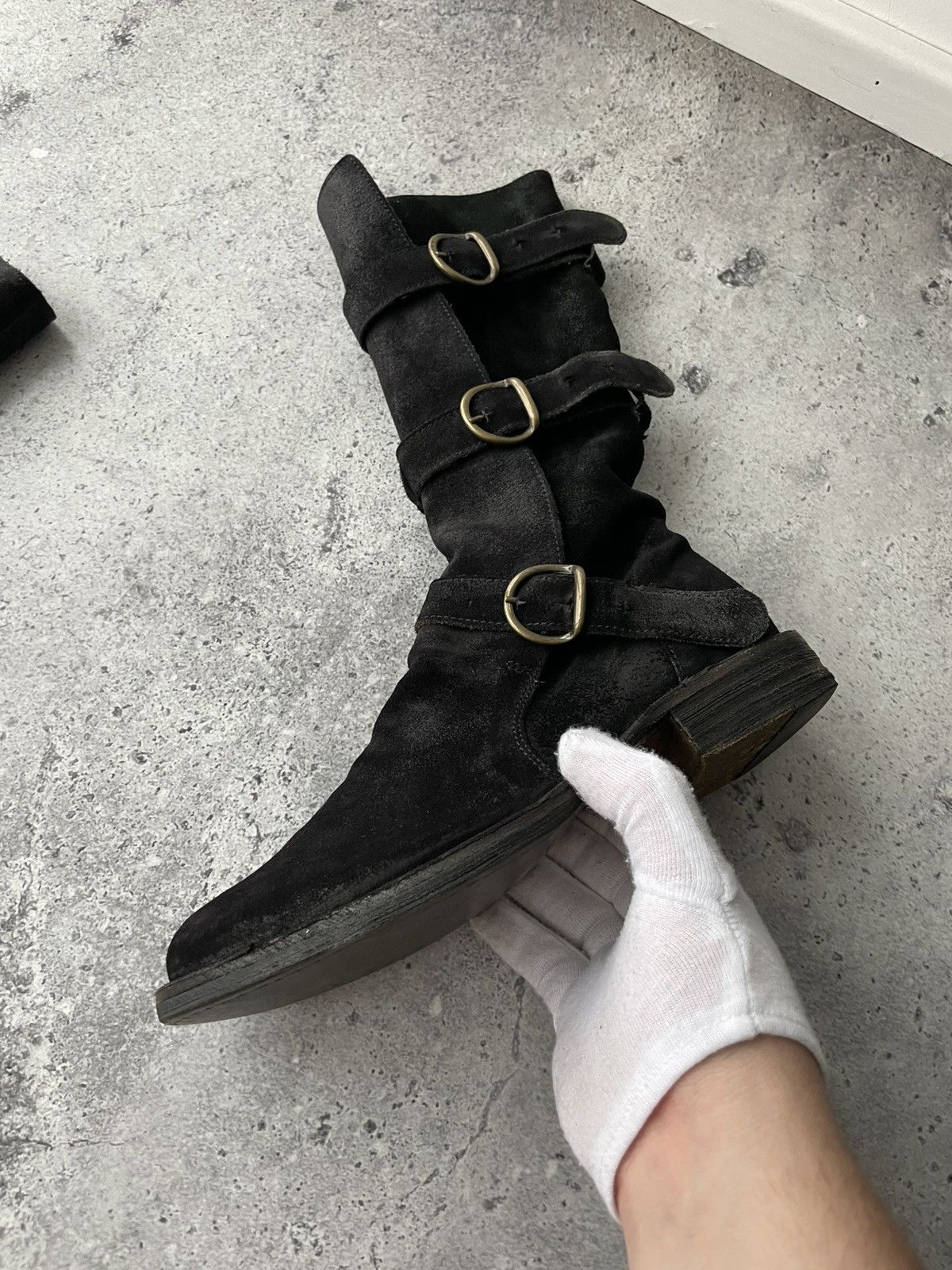 Fiorentini + Baker FIORENTINI+BAKER 3 Buckle Black Suede Iconic Boot Us 7,5 Size US 8 / IT 38 - 7 Thumbnail