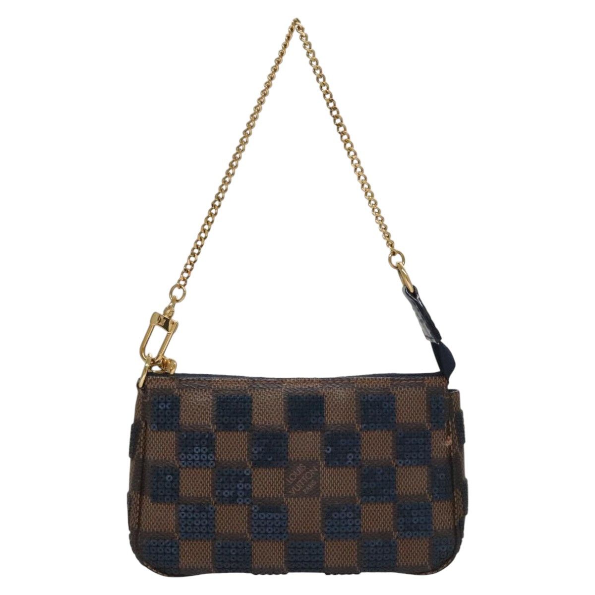 Louis Vuitton Mini Pochette Accessoires Brown Canvas Clutch Bag Size ONE SIZE - 1 Thumbnail