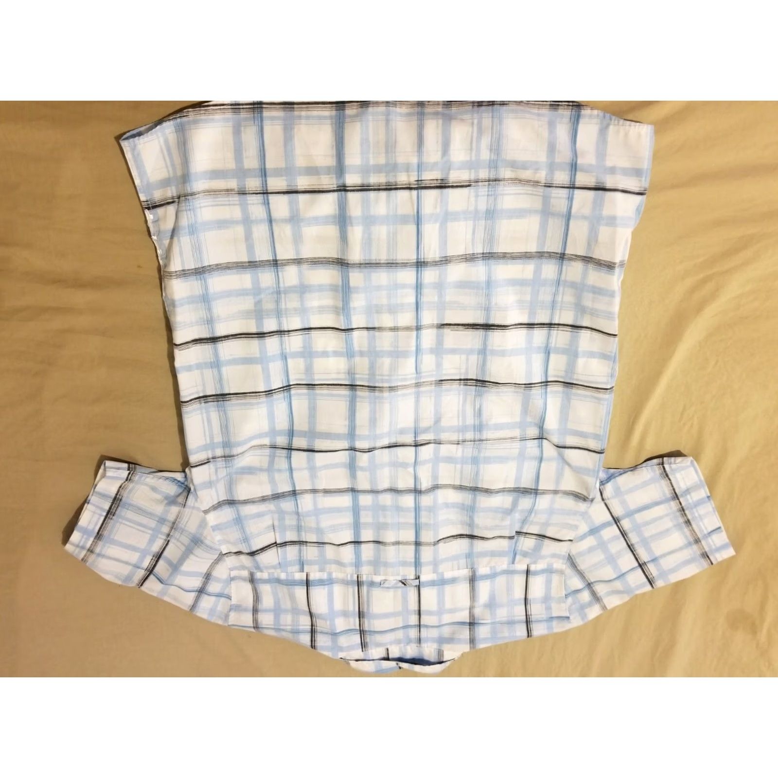 Oakley Oakley Dress Shirt Mens M Blue Short Sleeve Button-Up Shirt Size 40R - 6 Thumbnail