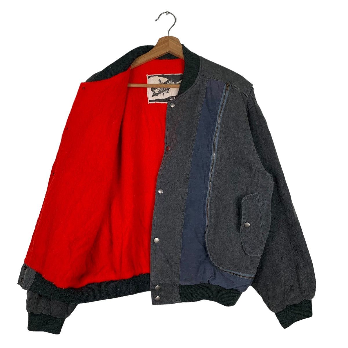 Japanese Brand GRASSLAND Parachute Bomber Jacket #0181-C9 Size US M / EU 48-50 / 2 - 9 Thumbnail