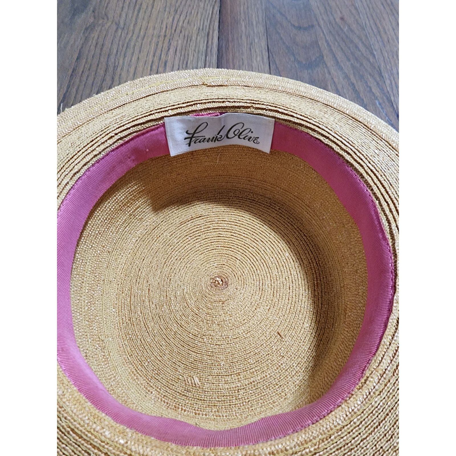 Franks vintage Frank Olive straw hat Size ONE SIZE - 4 Thumbnail