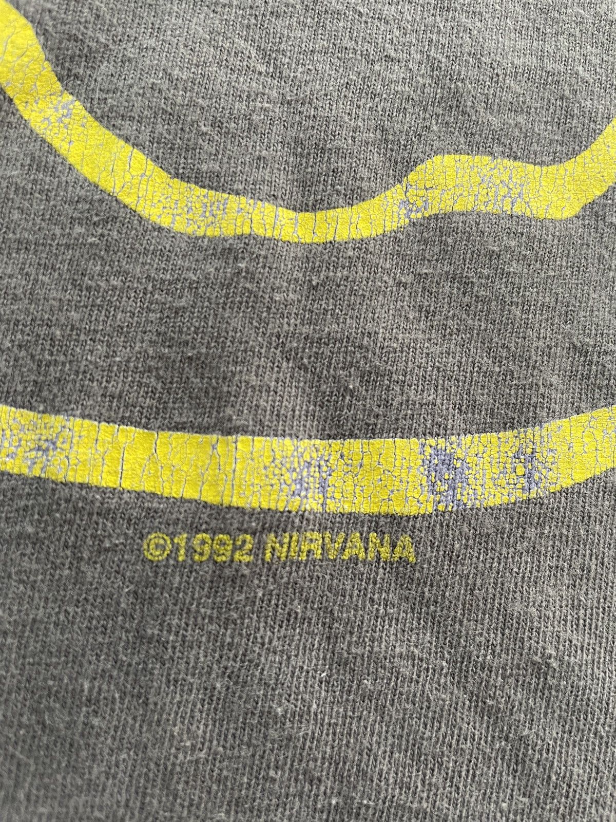 Band Tees × Nirvana × Vintage Nirvana Smiley Face Band Tee Size US XXL / EU 58 / 5 - 3 Thumbnail