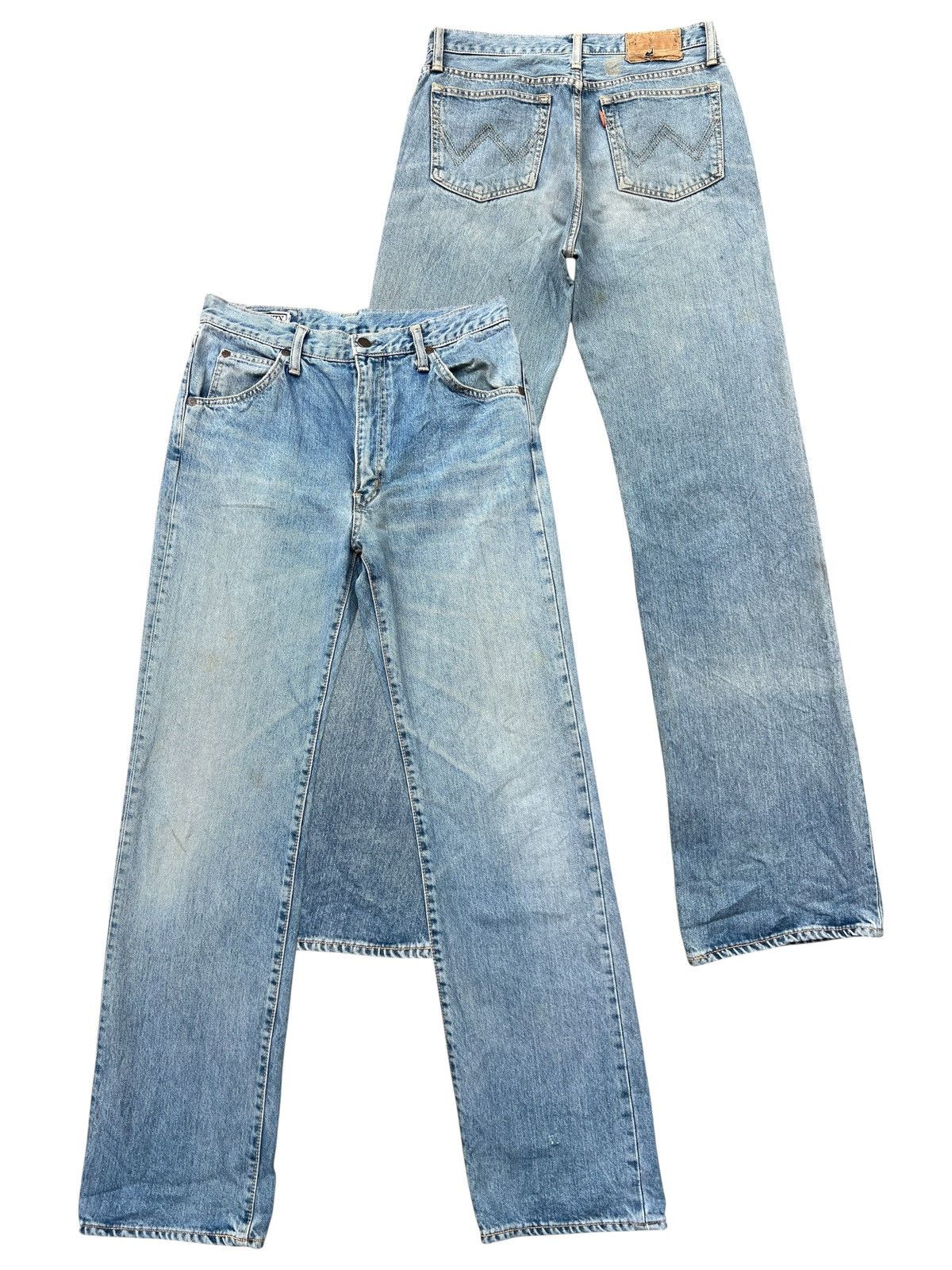 Edwin Vintage Edwin Japan Distressed Denim Jeans 31x32 Size US 31 - 1 Thumbnail