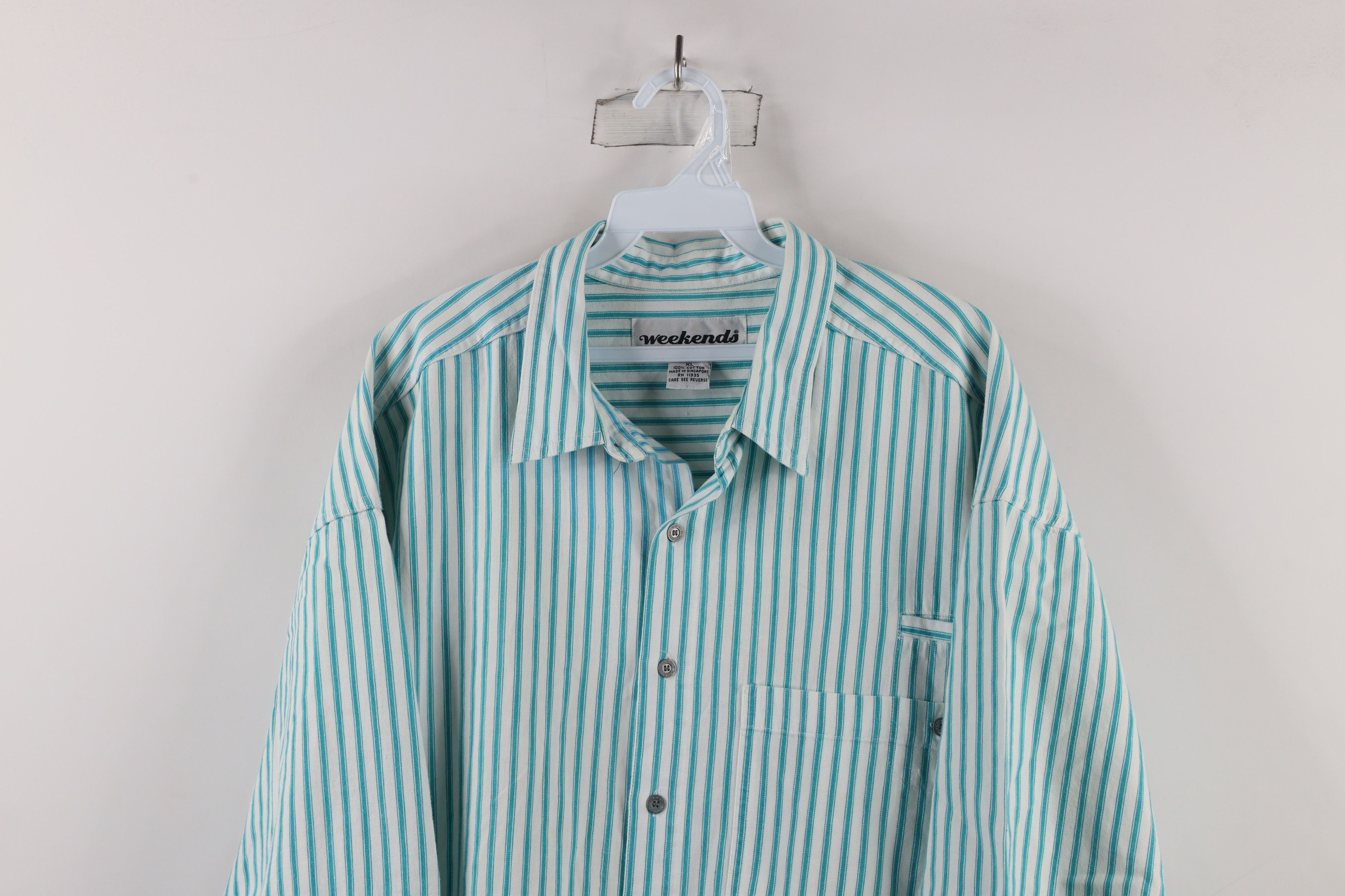 Vintage Vintage 90s Streetwear Short Sleeve Collared Button Shirt Size US XL / EU 56 / 4 - 2 Thumbnail
