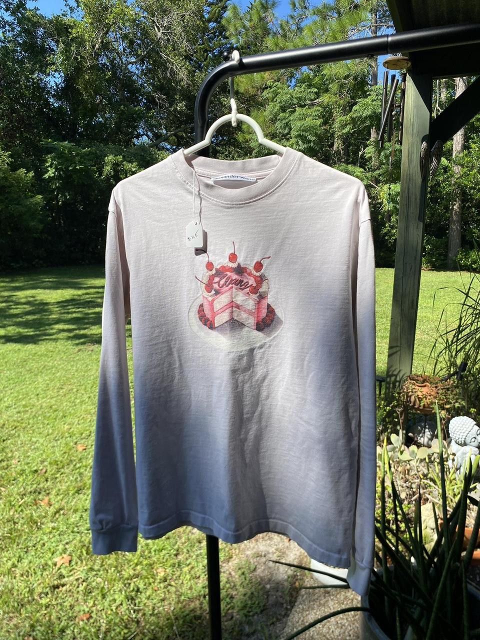 Alexander Wang Pink Alexander Wang Cake Graphic Print Long Sleeve Small Size US S / EU 44-46 / 1 - 2 Thumbnail