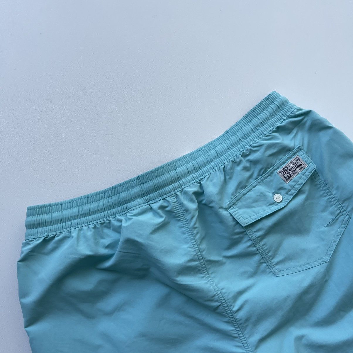 Polo Ralph Lauren × Ralph Lauren Polo Ralph Lauren Nylon Logo Swim Shorts Turquoise Size US 38 / EU 54 - 7 Thumbnail