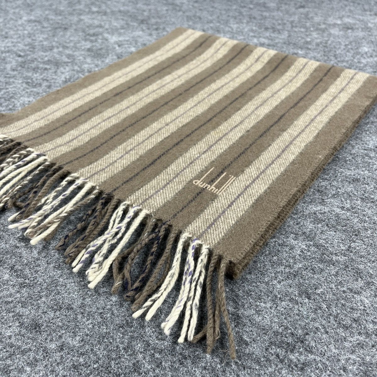 Alfred Dunhill × Vintage Vintage Dunhill Scarf / Muffler / Neckwear T997 Size ONE SIZE - 4 Thumbnail