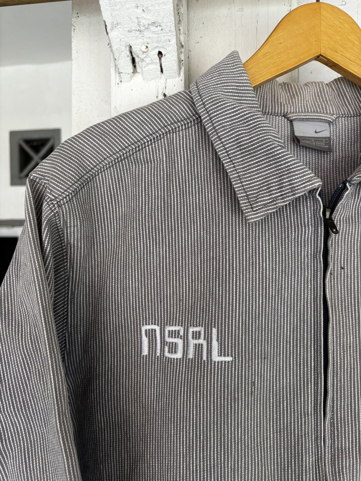Nike RARE! Vintage 2000’s Worn Nike NSAL Jacket Size US L / EU 52-54 / 3 - 2 Thumbnail