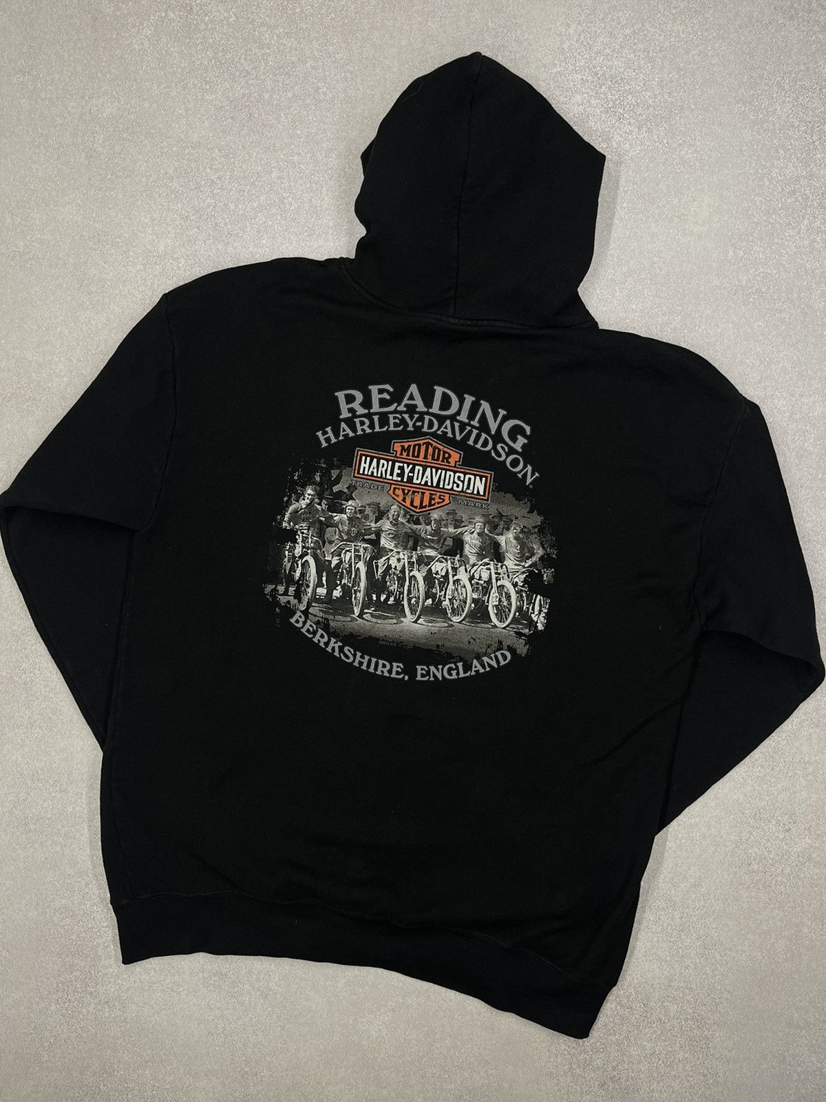 Harley Davidson Harley Davidson Berkshire England Black Zip Hoodie Size US XXL / EU 58 / 5 - 1 Thumbnail