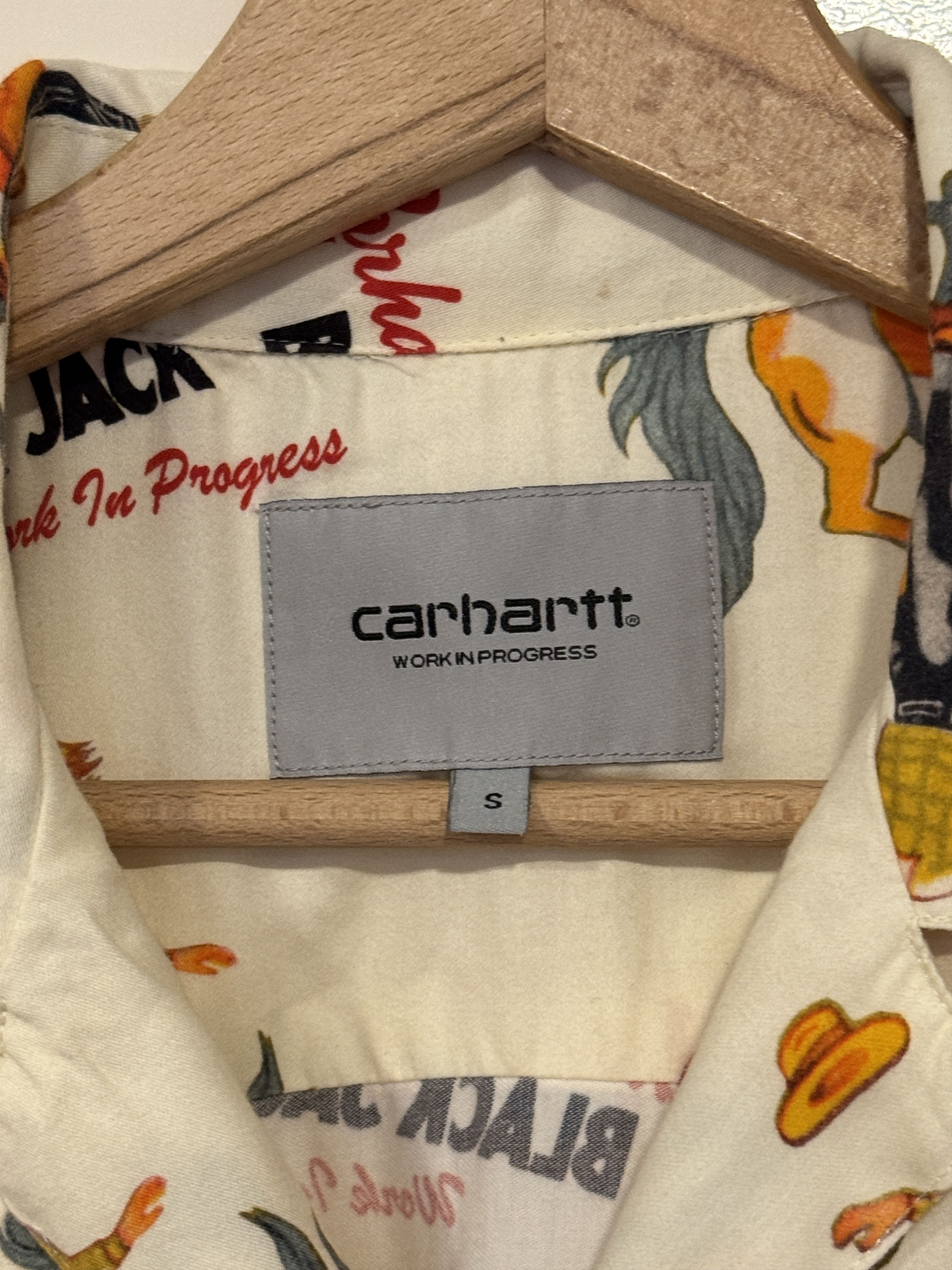 Carhartt Wip Carhartt WIP S/S black jack shirt white S Size US S / EU 44-46 / 1 - 4 Thumbnail