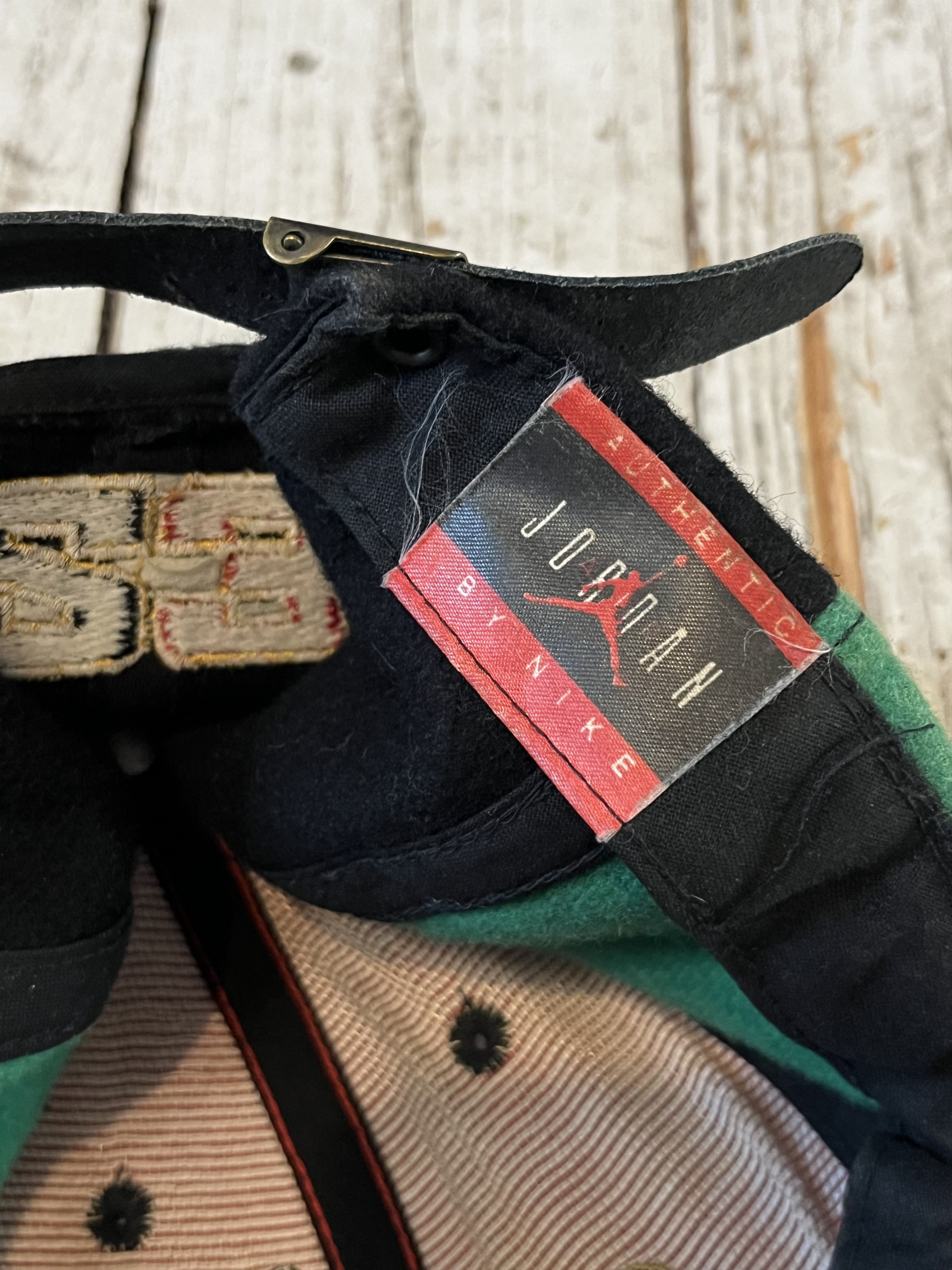 Jordan Brand × Nike × Vintage Vintage 90's Nike Air Jordan Big Logo Wool Cap Hat Size ONE SIZE - 8 Thumbnail