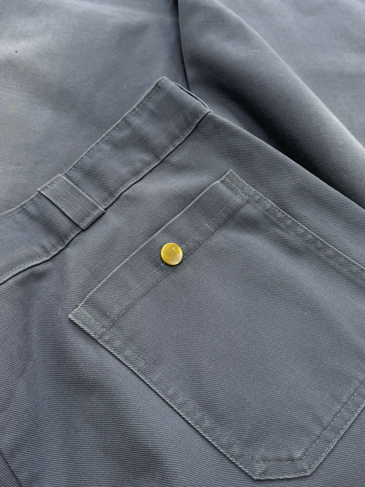 Vetra Vintage 80s French Faded Workwear Pants Size US 34 / EU 50 - 5 Thumbnail