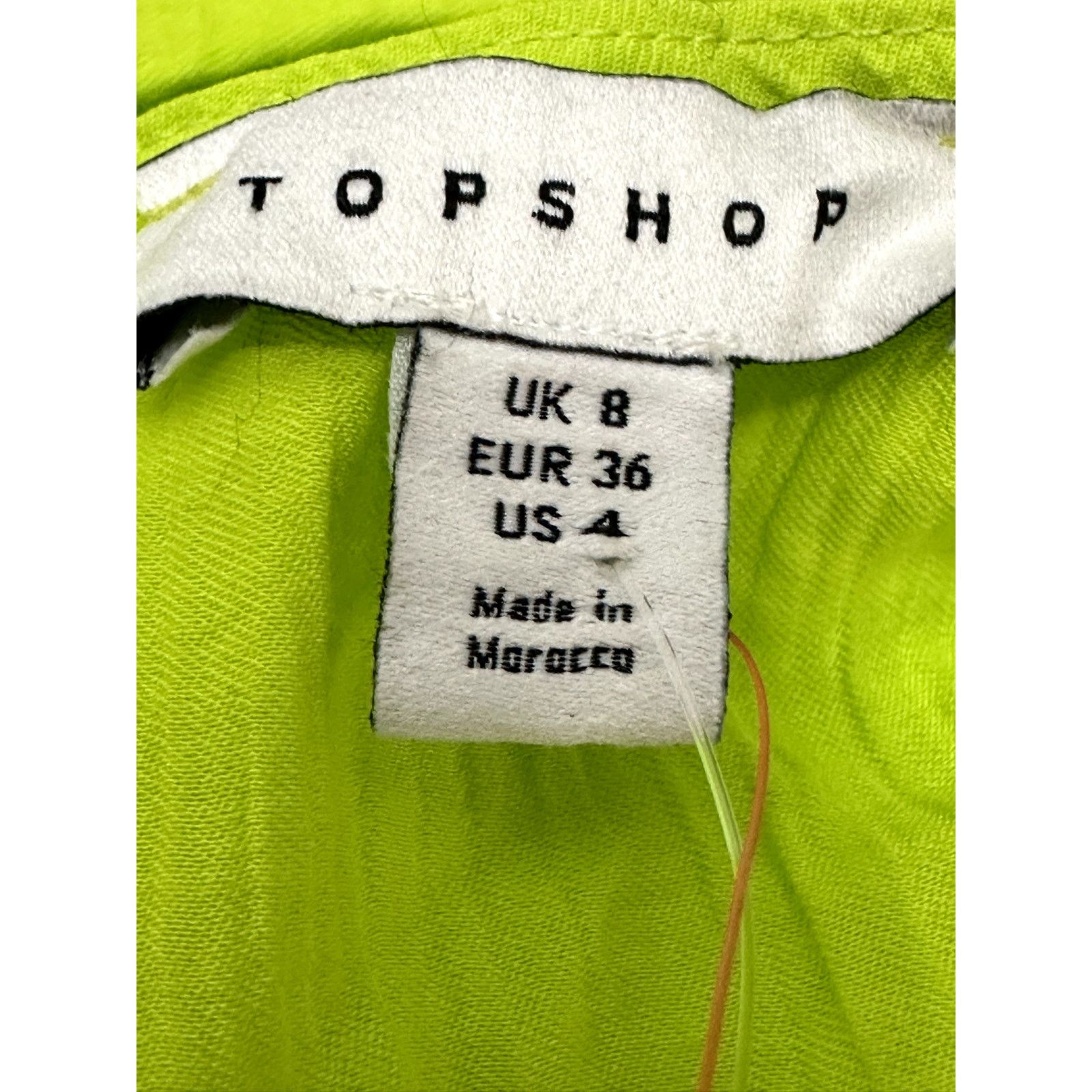 Topshop Topshop Green Ruched Front Long Sleeve Top Side Zip 4 NWT Size S / US 4 / IT 40 - 9 Thumbnail