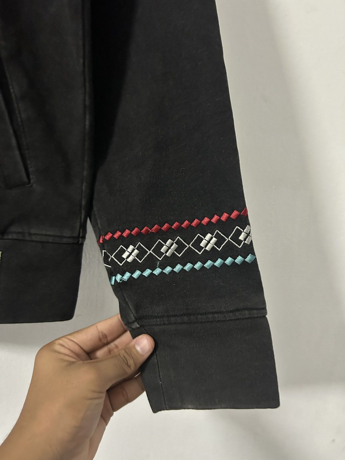 Japanese Brand Vintage Low Blow Knuckle Hoodie Aztec Design Size US S / EU 44-46 / 1 - 5 Thumbnail