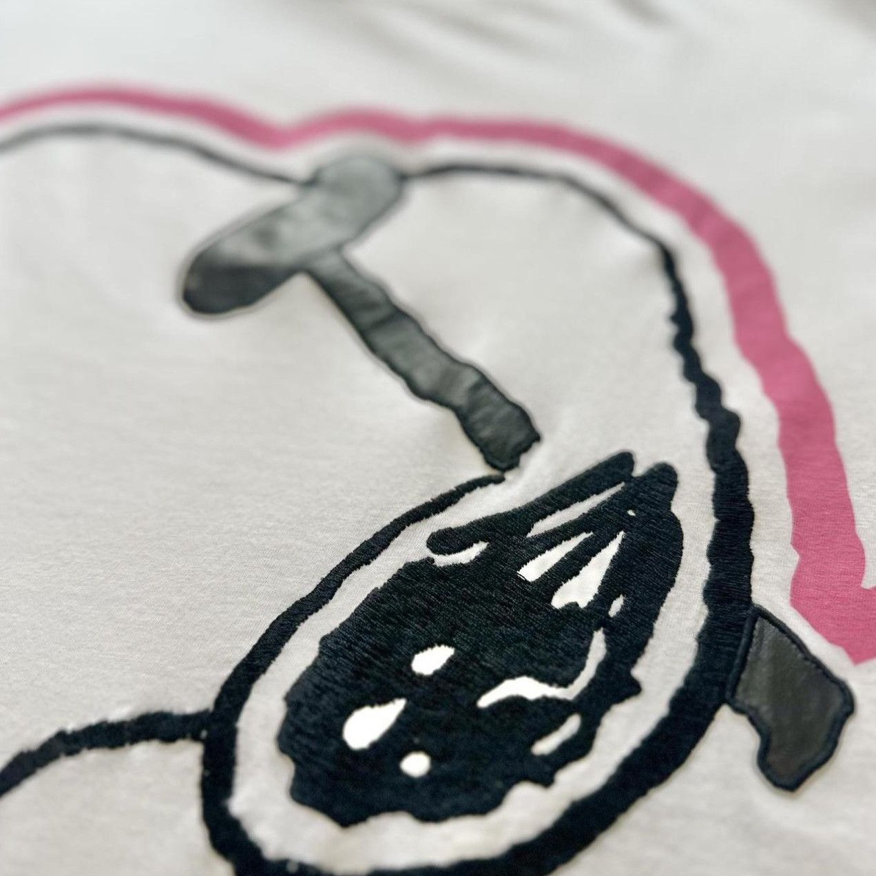 Iceberg ICEBERG White Tee with Embroidered Snoopy Graphic- Size XL Size US XL / EU 56 / 4 - 3 Thumbnail