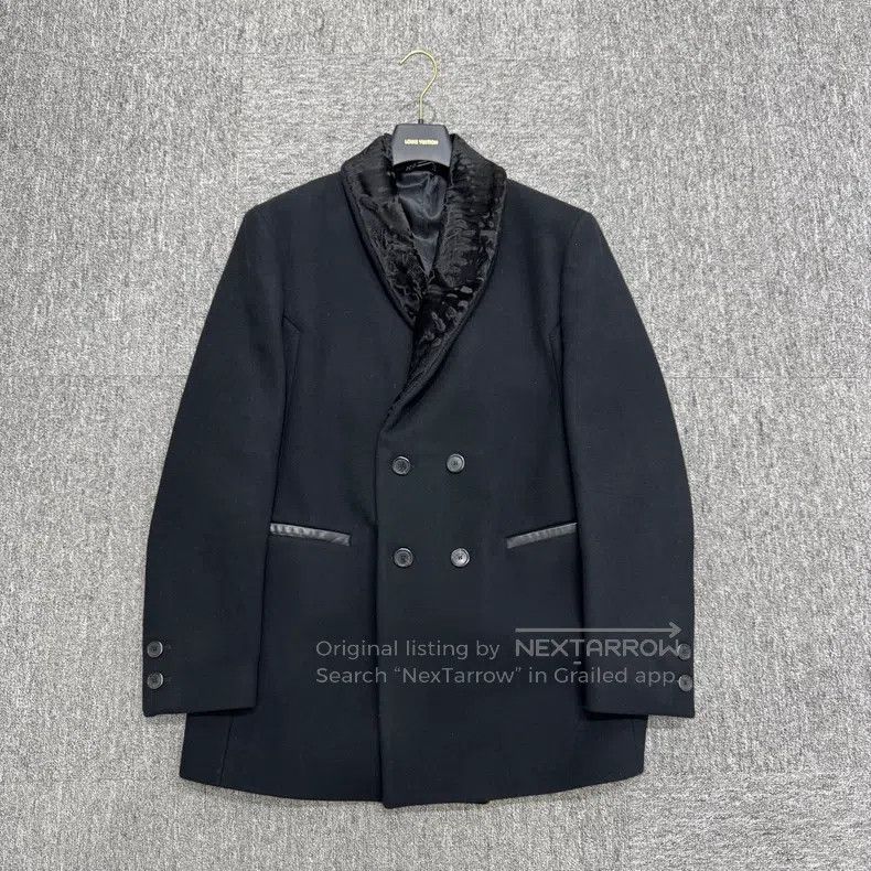 Versace Versace Persian wool coat Size 50S - 1 Thumbnail