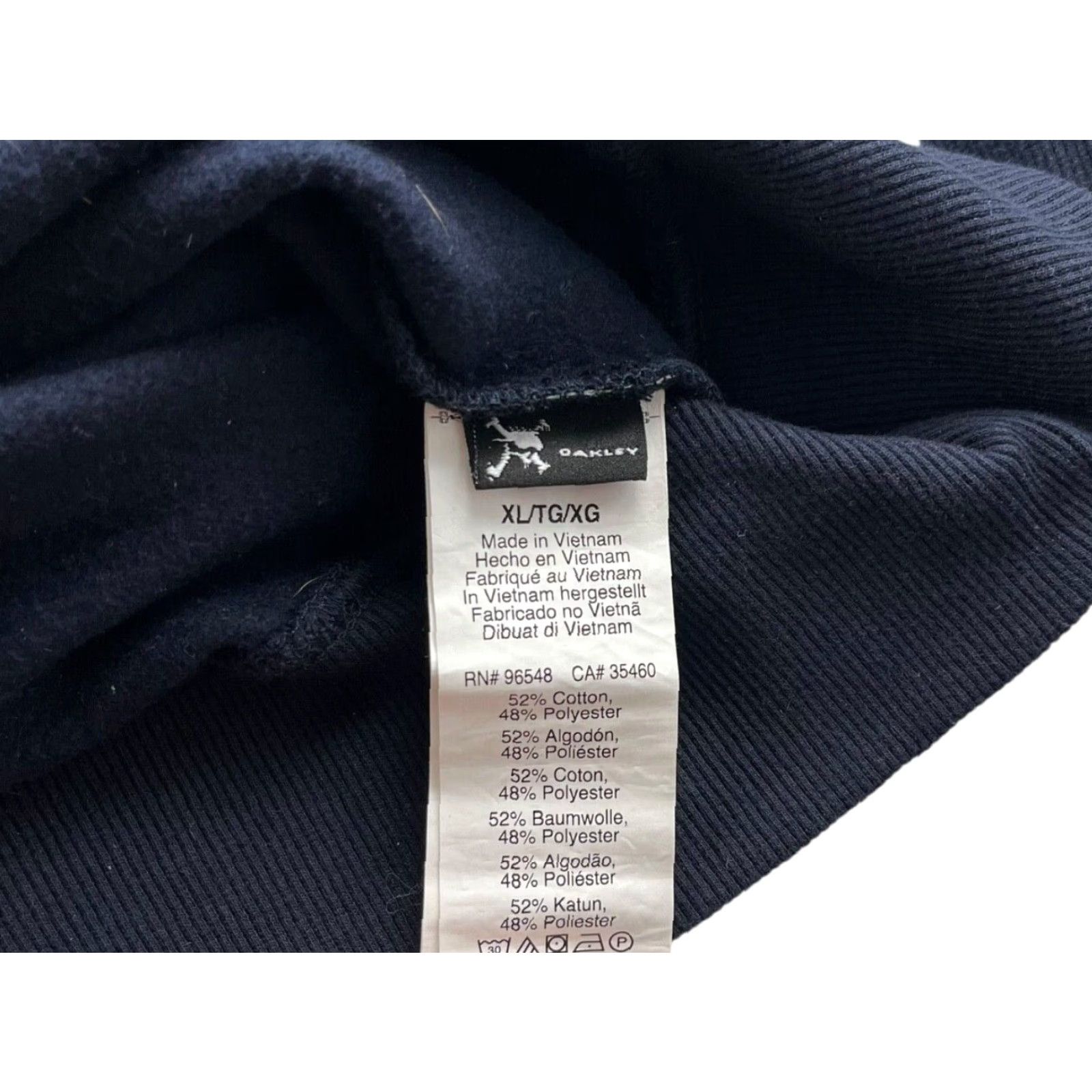 Oakley Oakley Men’s Sweatshirt Crew Neck XL Blue Cotton Blend Polyester Pullover Mens Size US XL / EU 56 / 4 - 4 Thumbnail