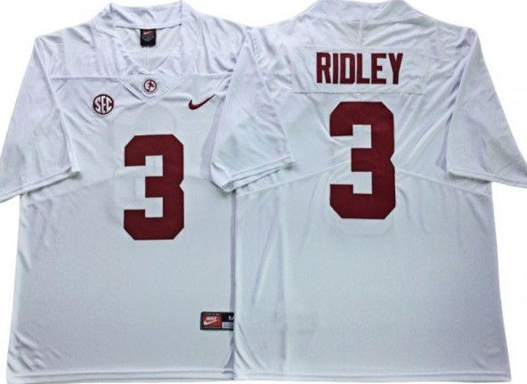 Other Alabama Crimson Tide 3 Calvin Ridley White Football Jersey Size US M / EU 48-50 / 2 - 3 Thumbnail