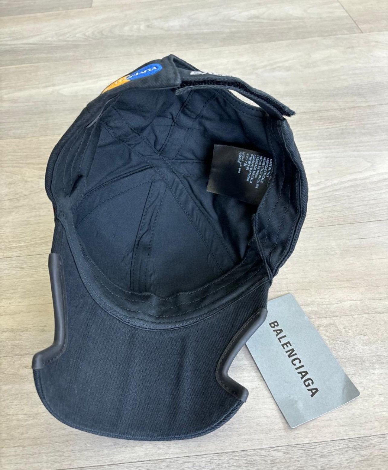 Balenciaga SIZE 💥 Cut Out Top League Racer Cap Hat Size ONE SIZE - 8 Thumbnail