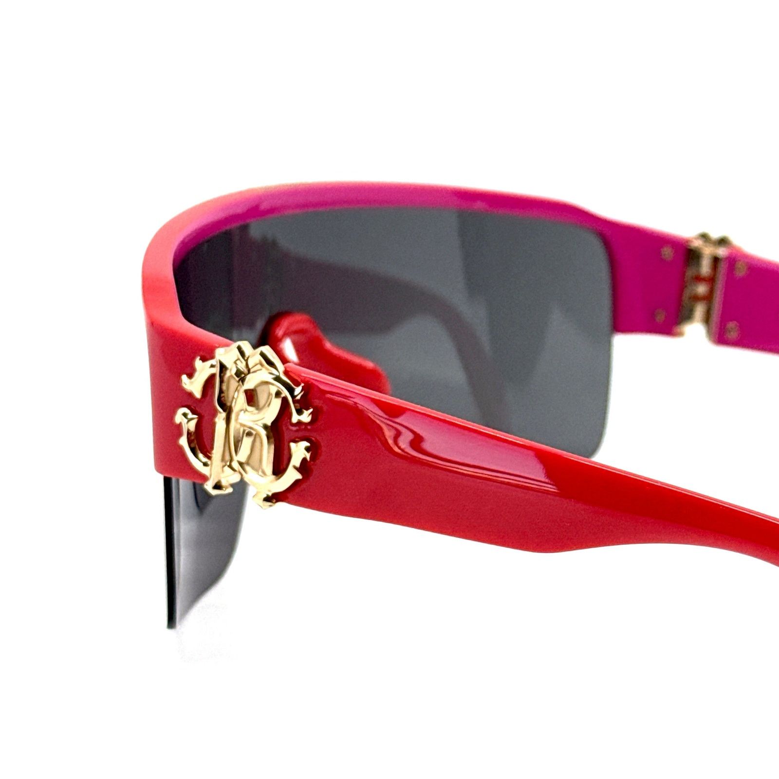 Roberto Cavalli New, ROBERTO CAVALLI Sunglasses SRC037 Col.09RV Authentic Size ONE SIZE - 7 Thumbnail